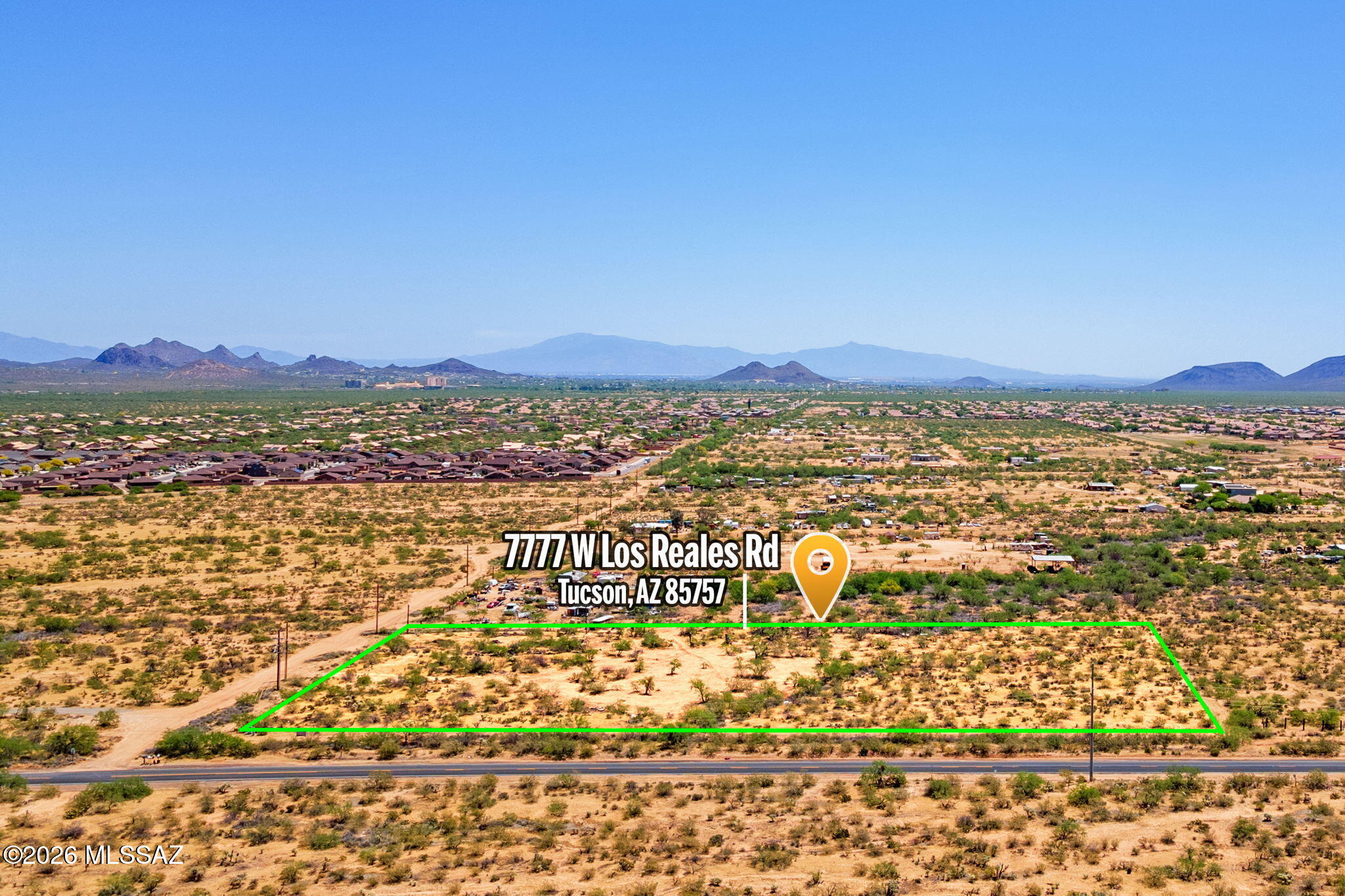BIG VIEWS. BIG POSSIBILITIES. 4.36 ACRES OF PURE DESERT FREEDOM.

Bring your vision--and your toys! This flat, buildable 4.36-acre parcel offers panoramic mountain views and Rural Homestead zoning, opening the door to horses, chickens, recreational toys, and the homestead you've been dreaming of. Gas, electric, and internet/phone are at the corner/ lot line, making development one step closer.
Located near the expanding Star Valley area, with water less than a mile away. Seller will pay for a private bulk water meter at W Tightline Dr. prior to closing with a full-price offer. Water is hauled. Lot is surveyed and marked.
Enjoy easy access to Ajo Hwy, Ryan Airfield, Tucson International Airport, shopping, and more--all while enjoying space, privacy, and spectacular desert views. Seller open to carryback financing: At least $80K down / 2-year term.
Buyer to verify all data and Flood zone requirements- if any. 
LA related to Seller.
