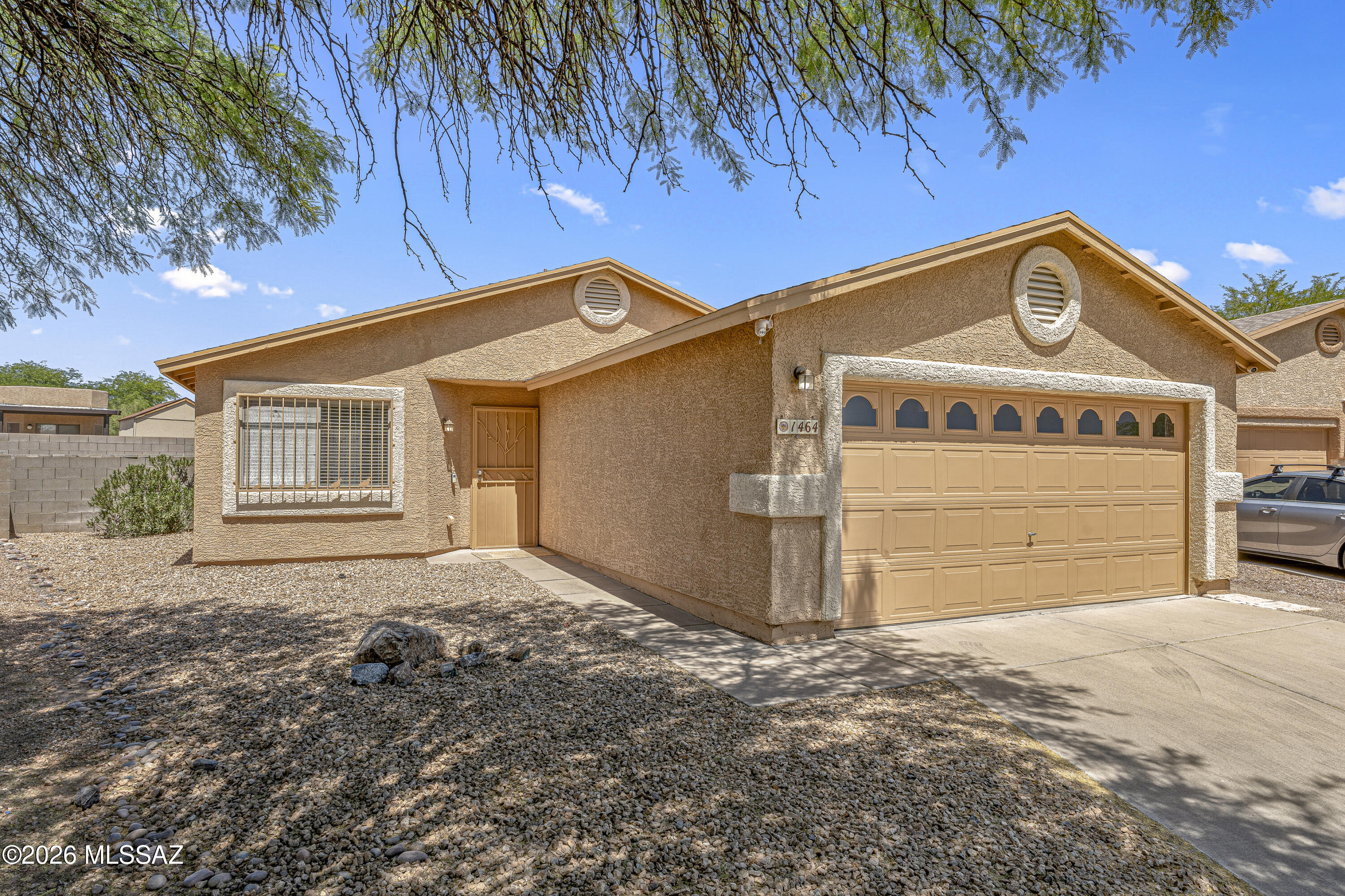 Immaculately maintained and move-in ready 2BD | 1BA home offering 990 sq ft of comfort in the welcoming Midvale community. Tucked in a quiet, private setting right on The Loop, this property offers direct access to miles of walking and biking paths while still being just minutes from shopping, dining, I-10 and everyday amenities. Pride of ownership shows throughout, with major systems already updated and well maintained, including a newer roof, HVAC, and water heater, giving buyers added peace of mind. Clean, well cared for, and ready for its next owner, this home is perfect for first-time buyers, downsizers, Snowbirds, or anyone seeking low-maintenance living in a peaceful neighborhood. Rare 3% FHA Assumable Loan on approx. $117K Balance.