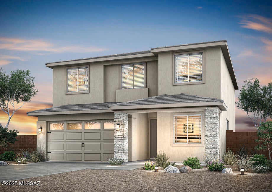 Discover the Wellton by LGI Homes at Star Valley, a beautifully designed two-story home that perfectly blends space, style, and comfort. With five-bedrooms, three-and-a-half bathrooms and an open-concept layout, this home was crafted with your family's lifestyle in mind. The heart of the home features a spacious kitchen, dining area, and family room that flow effortlessly together, making everyday living and entertaining a breeze. A downstairs guest bedroom offers added flexibility, while the upstairs loft provides the perfect retreat for movie nights, playtime, or a home office. Enjoy peaceful mornings and relaxing evenings on the private back patio, all in the amenity-rich community of Star Valley.