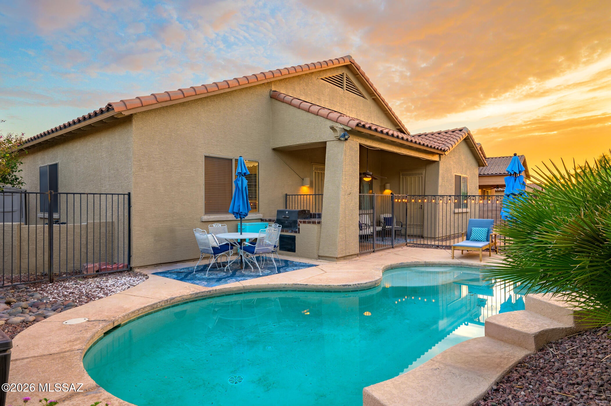 Range pricing: Seller to counter or accept offers between $424,900 to $449,900. Welcome to 11518 W Minneola Drive, where the space inside is only the beginning. This single-story Gladden Farms home offers 2,338 square feet with 4 bedrooms, 2 baths and one of the features buyers are always asking for--a full 3-car garage. Inside, high ceilings and a split-bedroom floor plan create an open, comfortable feel, while multiple living and dining spaces offer flexibility for everyday living, entertaining, work or hobbies. New carpet is coming soon, adding a fresh update to the interior. The home is just as impressive outdoors, where the backyard feels like an extension of the living space. Cool off in the pool, gather around the fire pit on a desert evening, fire up the built-in BBQ or unwind beneath the covered patio. A dual gate leads to a stained-concrete pad tucked behind the home, offering added flexibility for parking or storage while preserving the main entertaining area.
And then there's Gladden Farms. This is a community built around getting outside, with miles of trails, access to The Loop bike path, multiple parks, a large splash pad, two dog parks, basketball courts and plenty of places to walk, ride and explore. The Marana Aquatic Center is nearby, along with an ever-growing mix of restaurants, shopping and everyday conveniences. Easy access to I-10 makes getting around the greater Tucson area simple while still coming home to the neighborhood amenities that make Gladden Farms such a standout. Space. Storage. Pool. 3-car garage. Outdoor living. Community amenities. 11518 W Minneola brings together the features that are hard to find all in one place--and gives you plenty of reasons to stay home once you get there.