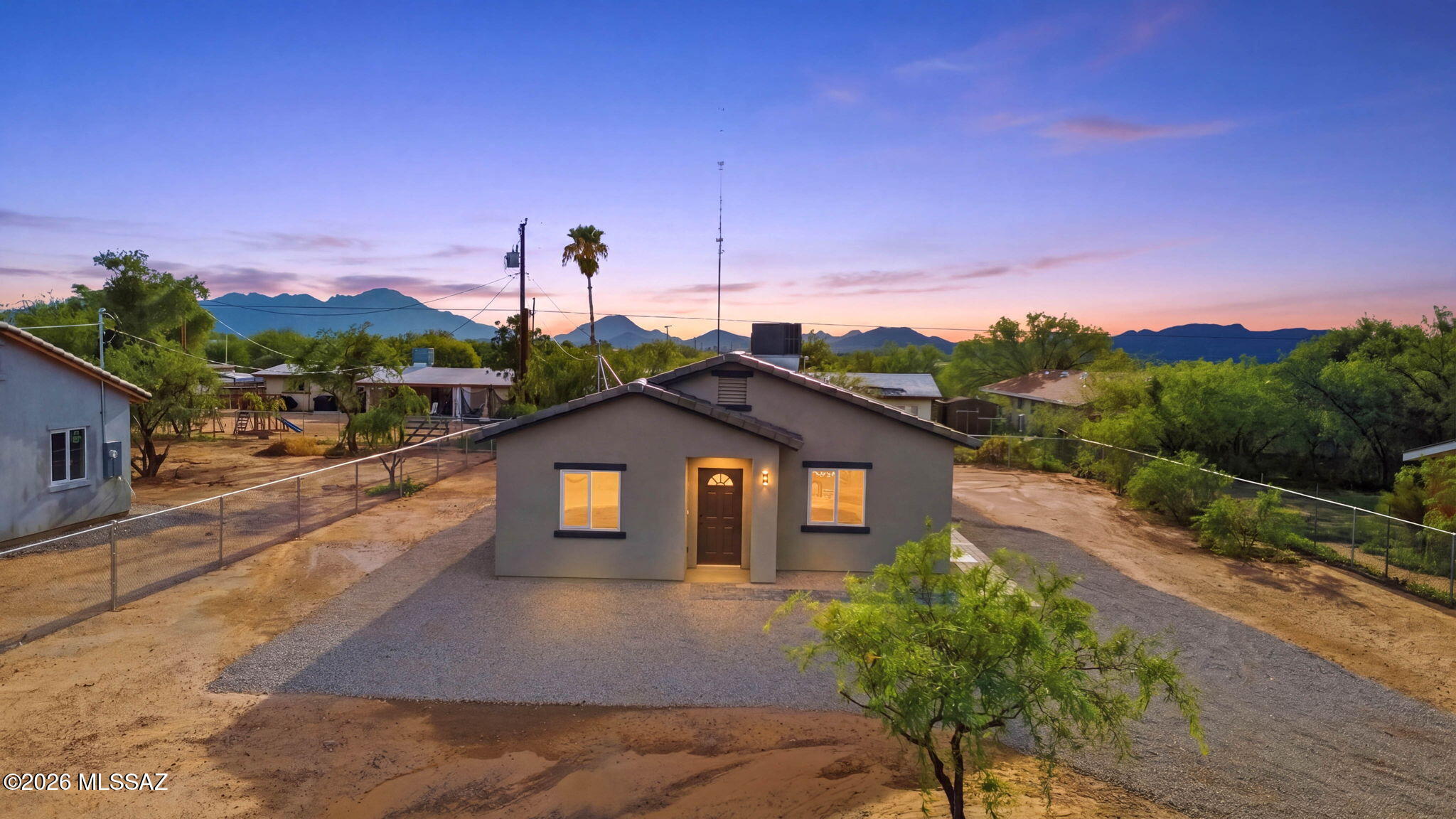 New construction with NO HOA and a fully fenced lot! This beautifully finished 3 bedroom, 2 bath home offers 1,368 sq ft of thoughtfully designed living space with high ceilings, tile flooring throughout, and a bright, open feel. The modern kitchen features granite countertops, stainless steel appliances, stylish cabinetry, and contemporary finishes. Both bathrooms offer upgraded fixtures and beautiful tile finishes. Additional features include dual-pane windows, ceiling fans in every room, and a spacious lot with plenty of room for parking. Enjoy the benefits of a brand-new home with modern finishes, added privacy, and no HOA!