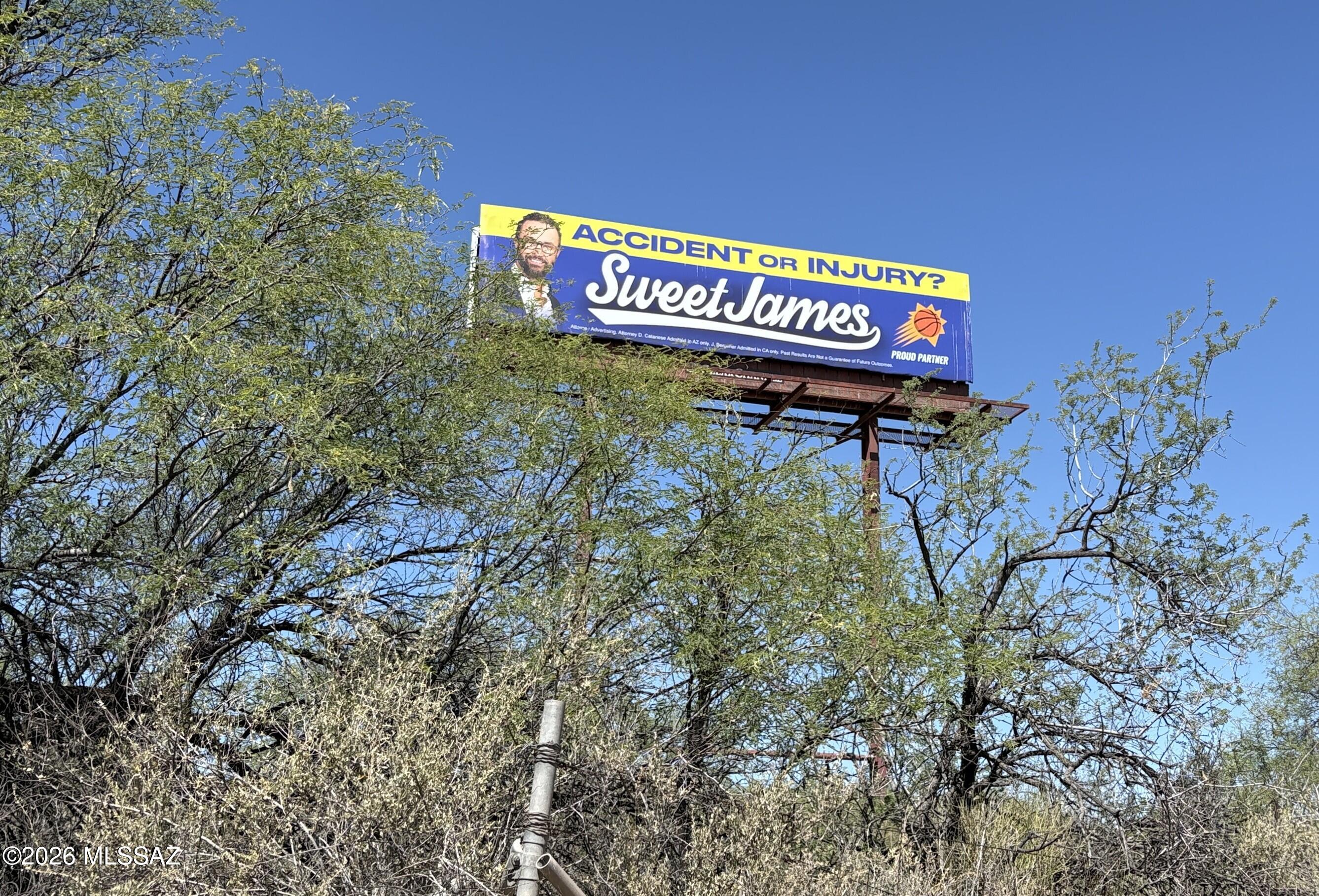 3 commercial acres with 10 year LEASE for two BILLBOARDS (4 sides) - lease runs with 25% of Gross Income on advertising revenue - no maintenance required - just sit back and watch the checks roll in- Income varies based on billboard revenue - averages are at $2255/year.  Property bounded by Interstate Hwy (I-10), sides to Union  Pacific RR, Transmissions Lines to the north.  Almost 3 acres open to other creative development in concert with the Billboards.