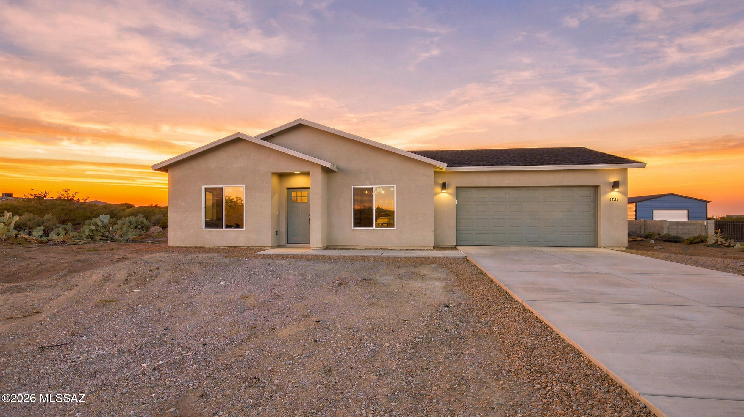 Enjoy the best of modern living and wide-open space with this brand-new 3-bedroom, 2-bath home in Vail, AZ. Situated on over a full acre of land, this property offers room to spread out, enjoy the desert surroundings, and create the outdoor space you've always wanted. Inside, you'll find a fresh, modern home designed for comfortable everyday living, while the attached garage adds convenience and extra storage. Whether you're looking for space for your toys, outdoor entertaining, or simply a little more privacy, this property offers an exciting opportunity to enjoy the Vail lifestyle with the benefits of brand-new construction and plenty of land to make your own.