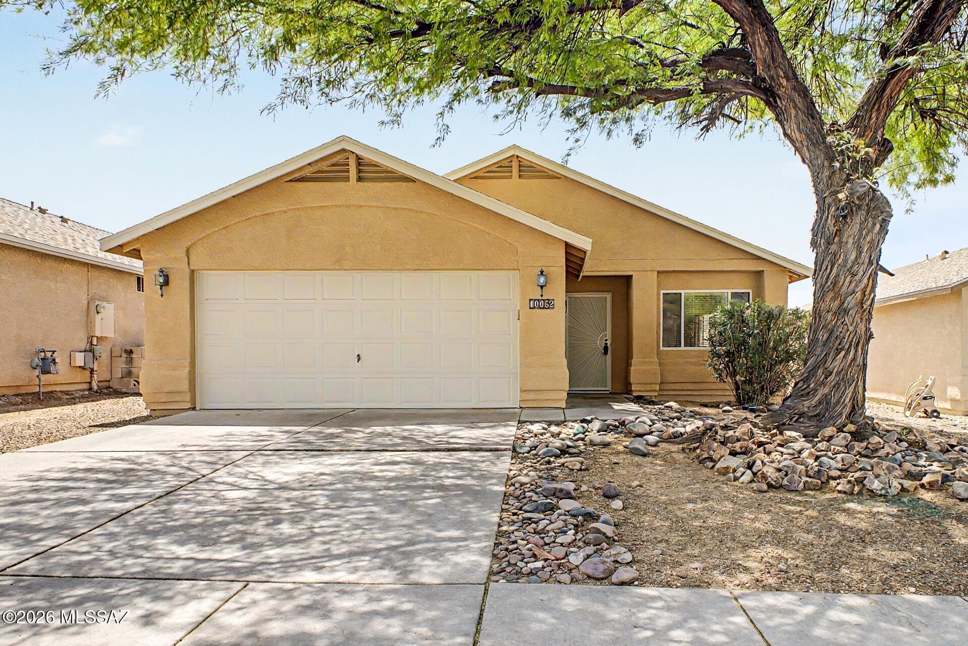 Move in ready 3 bedroom 2 bath home with NEW carpet, freshly painted interior and exterior, new roof in May of 2024.  Great location in Rita Ranch as it backs up to a common area so no one sharing a back wall. Lots of privacy. Located within Vail School District, close to I-10 and the new TMC hospital and Northwest Hospital. Easy drive to Davis Monthan Airforce base. Come and check out how Rita Ranch has grown and what is happening around here...truly a great place to call HOME!!