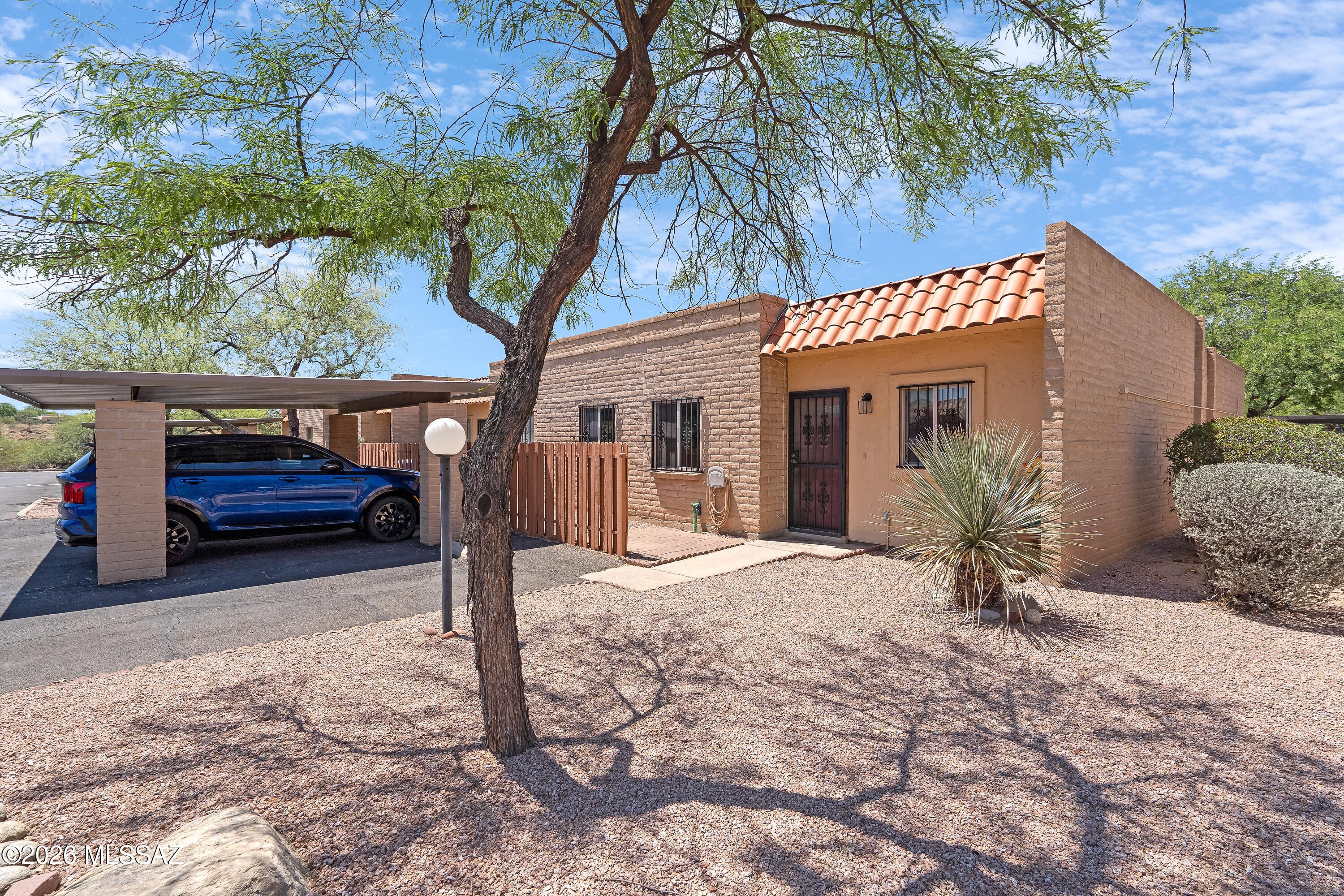 Home Sweet Home! Welcome to this charming 3-bedroom, 2-bath move-in-ready townhome in East Tucson. Thoughtfully updated and beautifully maintained, this inviting home offers comfort, convenience, and a relaxed lifestyle in a tucked-away community that truly feels like home. The remodeled kitchen features modern finishes, updated cabinetry, and ample counter space, making it both stylish and functional. The spacious primary suite opens directly to the backyard, creating a peaceful retreat, while the other bedrooms offer flexible space ideal for guests, a home office, or hobbies. Both bathrooms have been tastefully renovated with a fresh, contemporary feel. Enjoy access to two community pools, perfect for relaxing or staying active year-round. Conveniently located just minutes from The Loop, parks, shopping, dining, and public transit, this home is ideal for those who appreciate outdoor recreation and everyday convenience. Whether you're an avid cyclist, casual walker, or simply enjoy having nature nearby, this location supports an easygoing, active lifestyle.