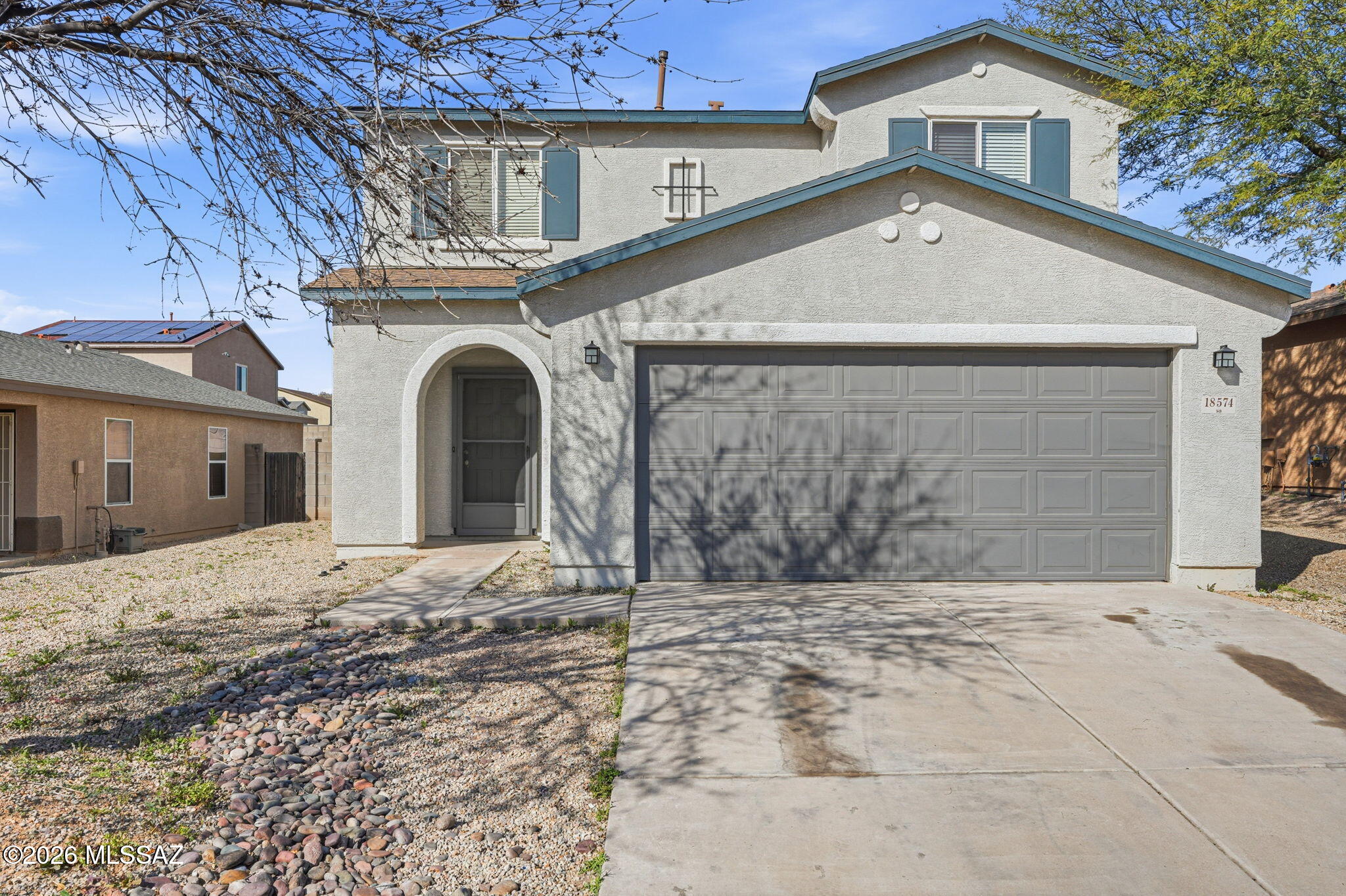 Move-in ready home in the desirable Santo Tomas Villas community! This well-maintained 3 bedroom, 3 bathroom home offers a spacious and functional layout perfect for everyday living and entertaining. The kitchen features a gas stove, ample cabinetry, and opens to comfortable living and dining areas filled with natural light. Flexible upstairs and downstairs spaces provide room for guests, a home office, or additional living. Step outside to a large backyard--your own blank canvas--ready for a pool, outdoor kitchen, turf, or custom landscaping. A great opportunity to make it your own!