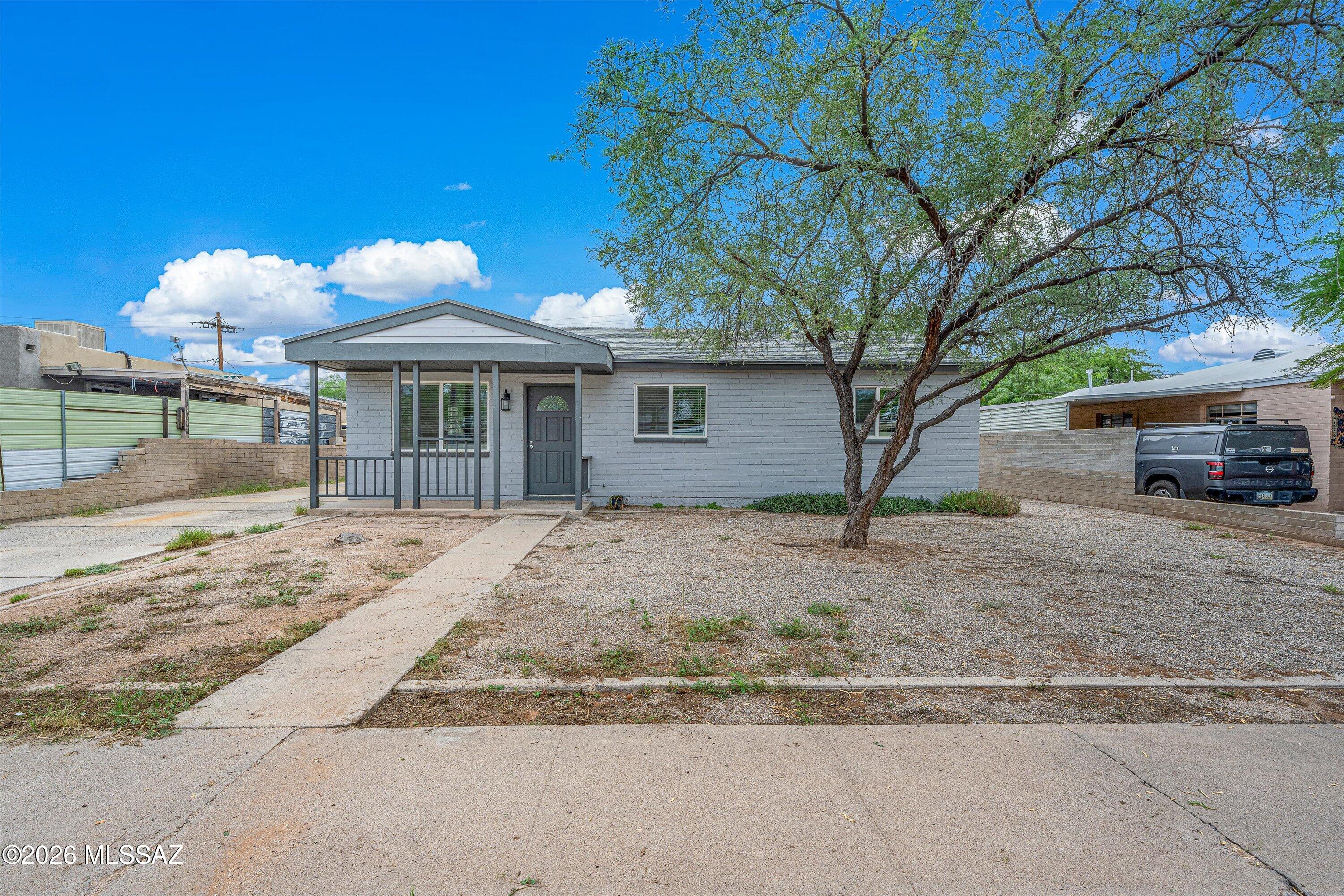 Wonderful 3 bedroom,  1 bathroom home featuring an accessory building with an extra room and half bathroom. Seller concessions/rate buy down available with approved offer. Recently remodeled! Featuring a modern white sparking kitchen with granite counter tops and full appliance package. Luxury vinyl plank flooring throughout the home. New HVAC in 2021, New roof in 2021, New water heater 2023. Beautiful bathroom with tile surround. Window coverings throughout. Fans in every room. The separate accessory building in the backyard can provide for a multitude of uses and has a half bathroom, and AC! Large covered patio, huge backyard, and a spacious storage shed are the cherries on top! This home is a must see! Agent/Owner
