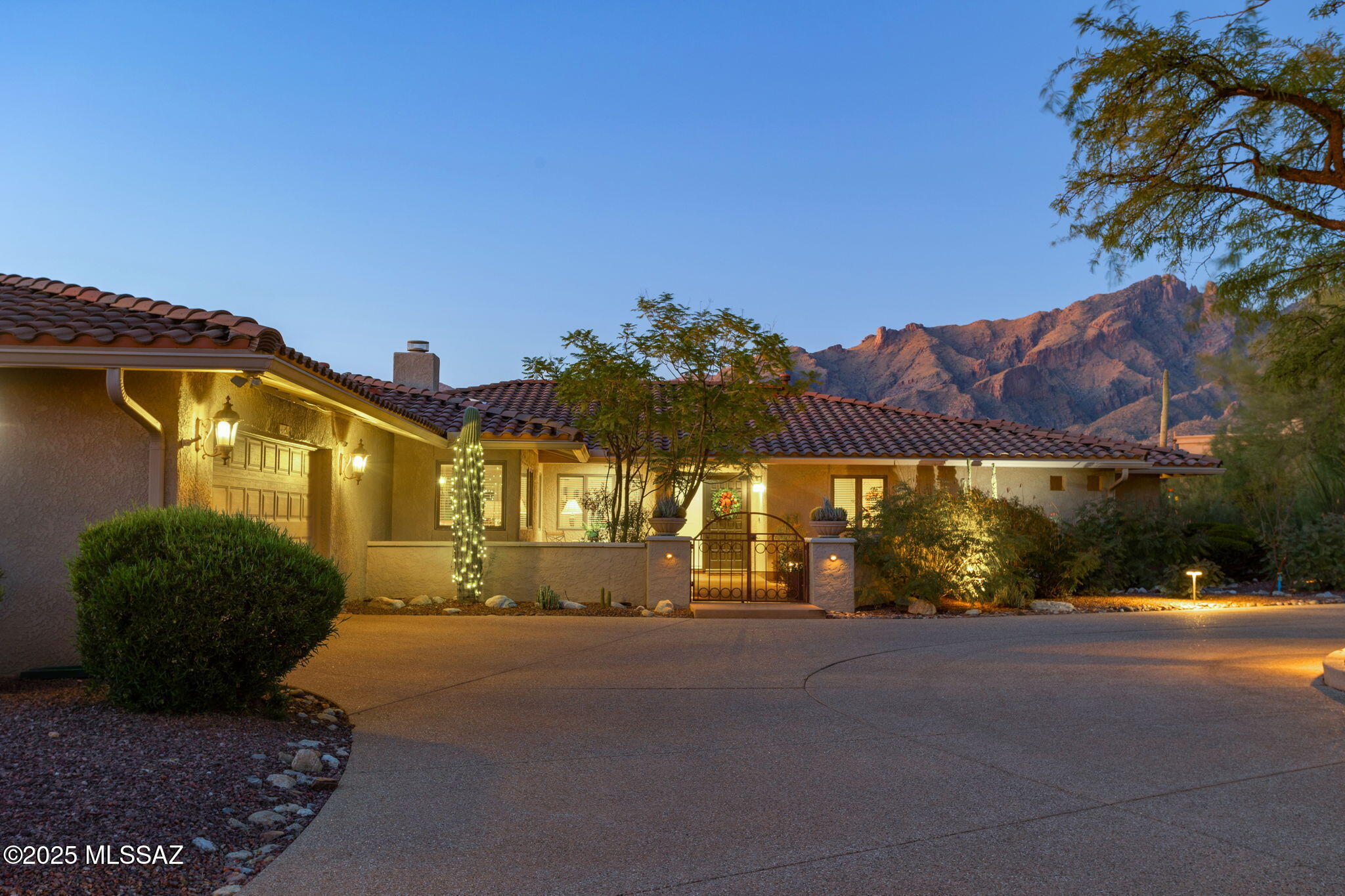Owner accept or counter offers between $900- $950,00. Sought-after Gated Pontotoc Canyon sets the stage for this impeccably maintained residence, where comfort and charm meet modern convenience. The beautifully open floor plan showcases 3 bedrooms and 2.5 baths, with a spacious living area anchored by a cozy fireplace — perfect for gathering with family and friends. Dual A/C systems ensure year-round efficiency, while a whole-house water filtration system provides fresh, clean living. Step outside to your resort-style private backyard oasis, complete with a gazebo, 2 water features, fire pit, outdoor misters, designed for entertaining or quiet relaxation.  All of this is framed by breathtaking mountain All of this is framed by breathtaking mountain views, creating a retreat you'll love to call home.