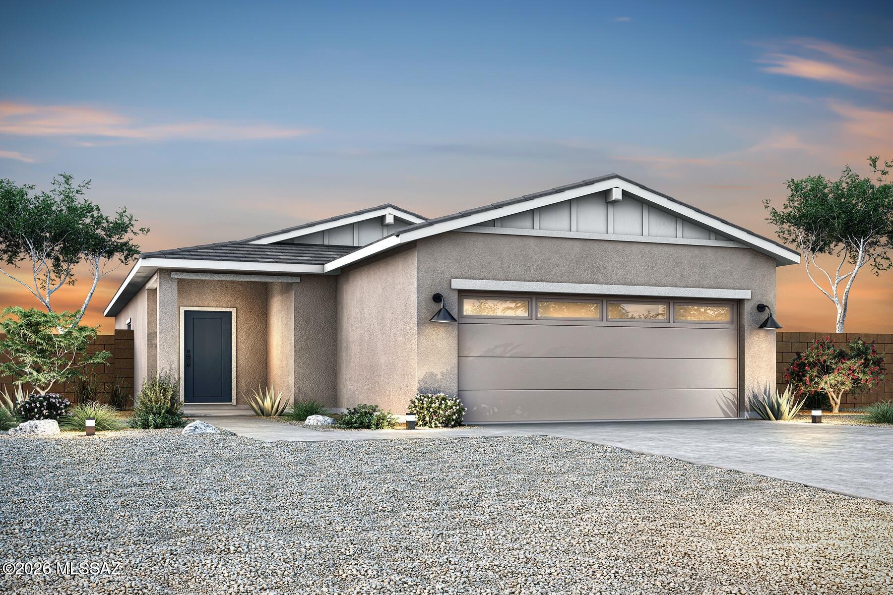 Our Acacia floorplan is a charming 3-bed, 2-bath home that defines modern comfort. This cozy residence features a spacious great room, dining room, private master suite, & a 2-car garage. Included upgrades enhance your living experience, with energy-efficient appliances, quartz countertops, 36 '' wood cabinets, & more. Three bedrooms ensure everyone has their own room to spread out, with flexibility to use an extra bedroom as a guest space or home office.
Indulge in the luxury of a private master suite. The bedroom easily accommodates king-size furniture, & the walk-in closet and private bathroom provide the ultimate convenience. This home's curb appeal is a visual delight with a landscaped front yard. The attached 2-car garage comes with Wi-Fi-enabled door opener for your convenience.
