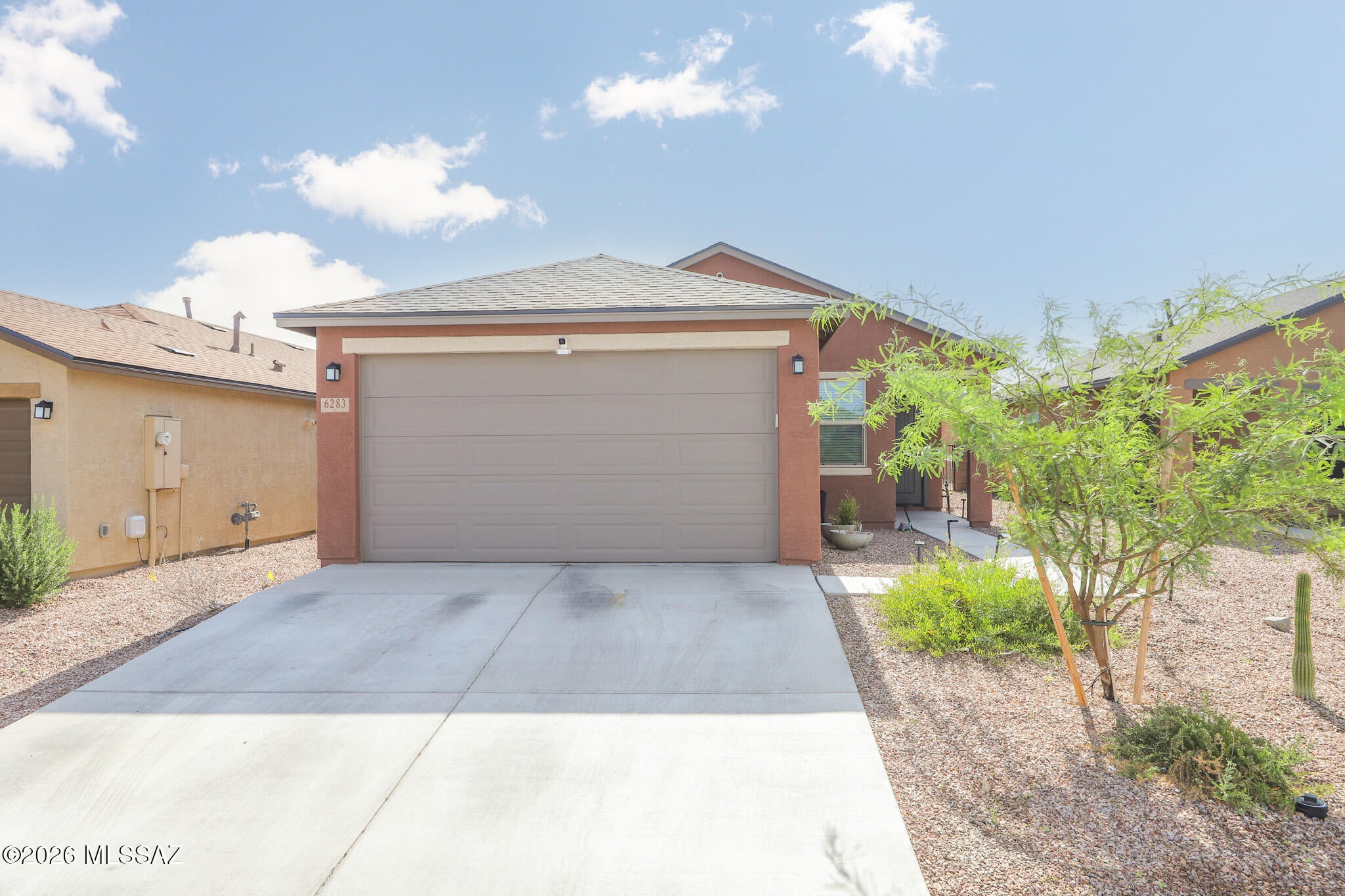 Better than new with thoughtful upgrades throughout! Skip the builder-grade basics and step into a home that offers elevated finishes, modern style, and exceptional value. This beautifully designed 3-bedroom, 2-bath home also features a versatile flex space perfect for a home office, playroom, workout area, or additional living space.

The open-concept floor plan is enhanced with upgraded features that set it apart, creating a warm and inviting atmosphere ideal for both everyday living and entertaining. Enjoy breathtaking mountain views from your own backyard, where the hard work has already been started--giving you a head start while leaving the finishing touches to match your personal vision and budget.

Whether you're looking for a move-in-ready home with room to personalize or a property that stands out from typical new construction, this one checks all the boxes. Don't miss your opportunity to own a home that combines quality upgrades, flexible living space, and stunning Arizona views!