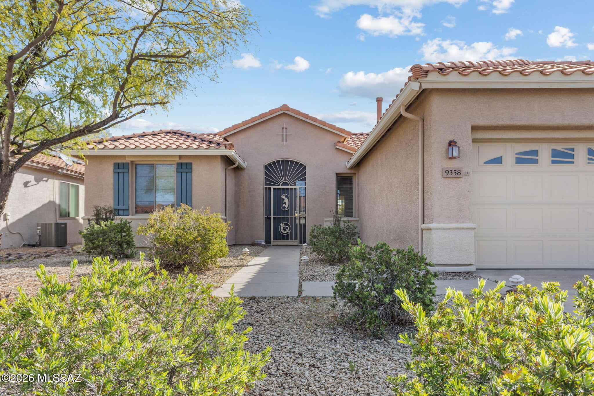 This charming home is located in the Continental Ranch Sunflower active adult community. This well-maintained 2-bedroom, 2-bath home comes with an additional den--perfect for a home office, hobby room, or quiet retreat! Enjoy tile flooring throughout for easy care and a clean, cohesive look. The screened-in back porch provides a relaxing space to enjoy Arizona evenings year-round. Sunflower residents enjoy a welcoming community lifestyle with access to amenities and convenient proximity to shopping, dining, and recreation. A wonderful opportunity to enjoy comfort, convenience, and community living in Northwest Tucson.