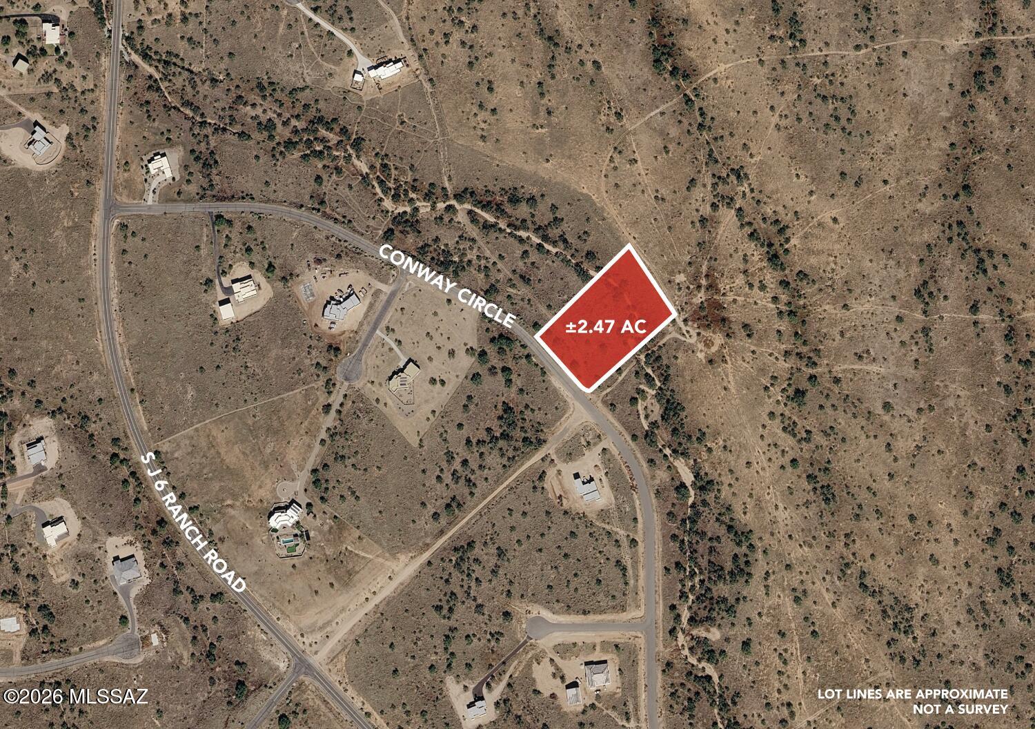 Prime ±2.4-acre homesite located in the scenic Red Hawk Subdivision at the base of the Whetstone Mountains in Southern Arizona. This exceptional parcel offers sweeping views of the surrounding natural landscape and borders J6 Ranch, providing added open space and privacy. The property features paved access along with underground electric and water connections already in place. Conveniently situated within a short drive to both Tucson and Benson, this location offers the ideal blend of peaceful seclusion and everyday accessibility with nearby freeway access. Community Design Guidelines help maintain architectural harmony among the area's beautiful custom homes. At an elevation of approximately 4,300 feet, enjoy cooler temperatures, dark star-filled skies, and a tranquil lifestyle away from the city. Be sure to view the virtual tour for an aerial perspective. Seller has septic analysis (perk) test and a geological survey on the lot and custom house plans.  Ask Broker for copies.