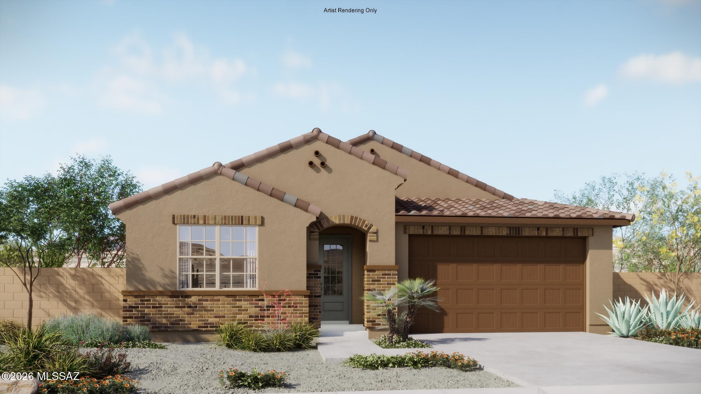 Welcome to this beautifully designed Cobalt plan with Rustic Spanish elevation. This 4-bedroom, 3-bath home featuring an inviting open-concept great room and spacious kitchen is perfect for everyday living and entertaining. Bedrooms 2 and 3 share a convenient Jack-and-Jill bath, while the private Owner's Suite offers a walk-in closet and bath with dual vanities. Step outside to enjoy the extended covered patio, creating an ideal space for relaxing or gathering with family and friends. Thoughtfully designed with comfort, function, and style in mind, this home is ready to welcome you!