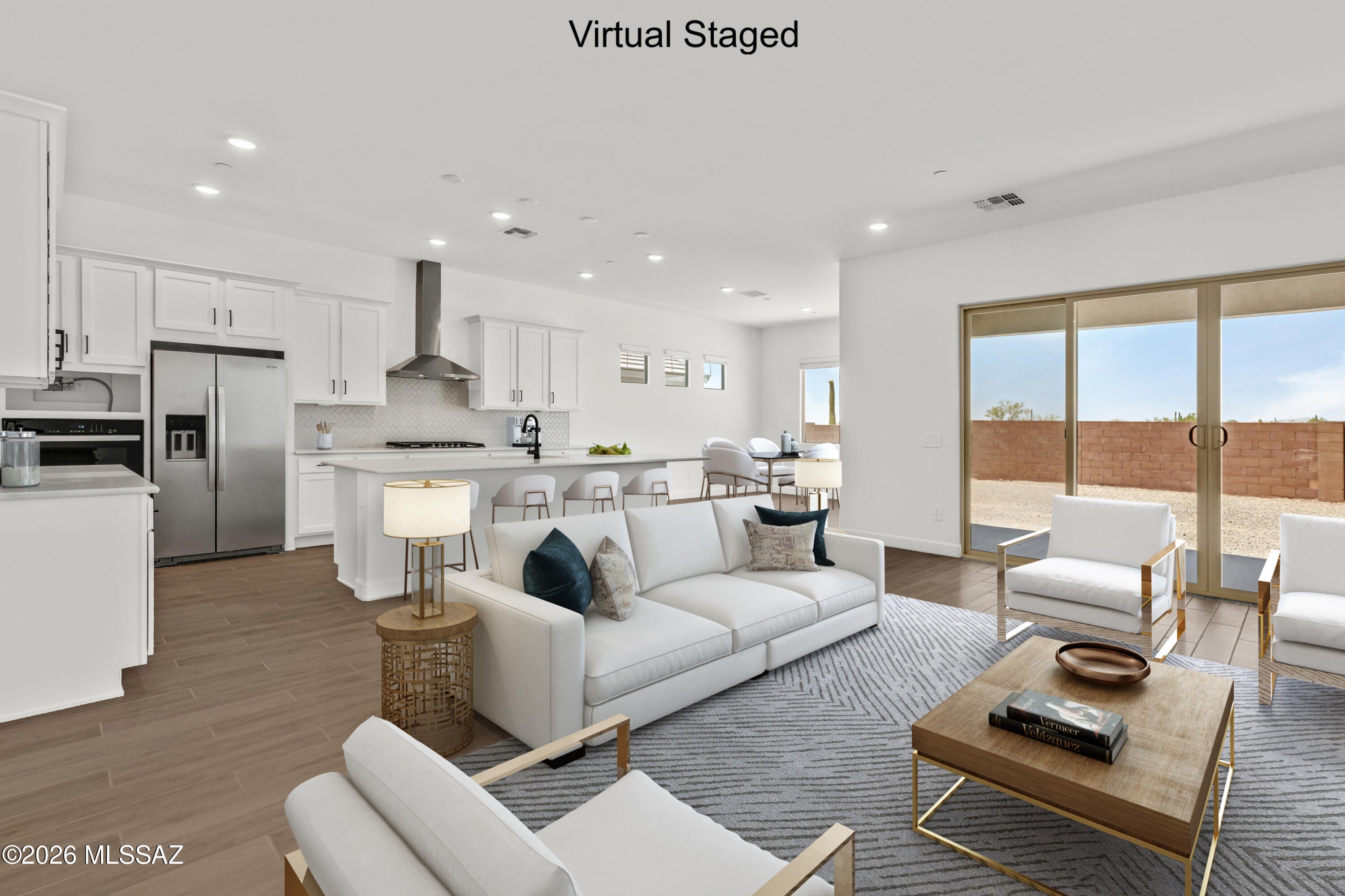 The Burgundy plan with Desert Modern elevation combines style and function with 3 bedrooms, 2.5 baths, and an enclosed Study. A Gourmet kitchen with quartz counters, center island, gas cooktop, and walk-in pantry flows beautifully for cooking and entertaining. The Owner's suite offers huge walk-in closet, spacious bathroom with walk-in shower, dual vanities and linen closet. Added touches like 3-car tandem garage, Stop & Drop area, included washer/dryer and blinds bring extra comfort, space, and convenience.