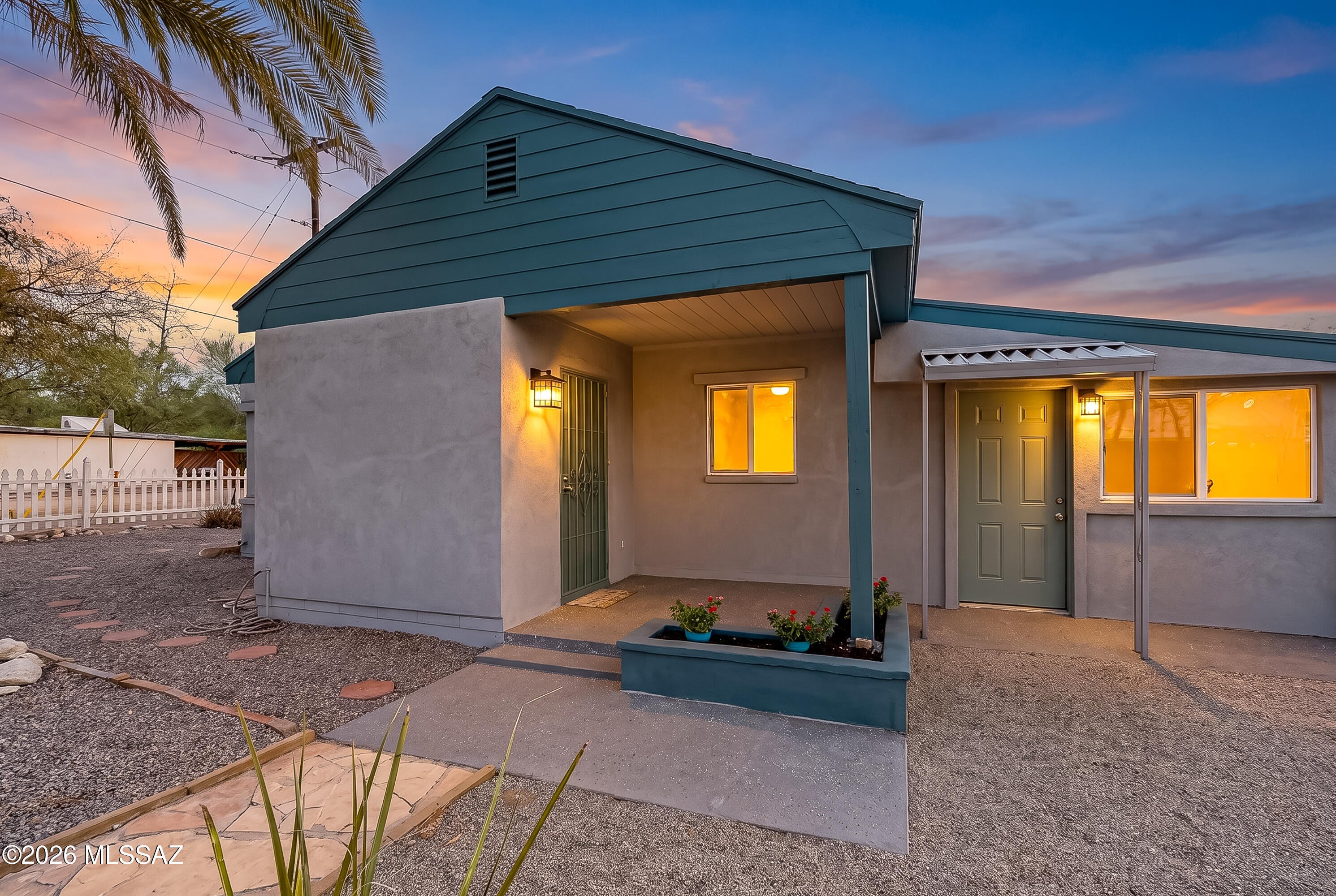 Space, Flexibility & Location--This One Has It All! This beautifully updated 5-bedroom, 3-bathroom Central Tucson home offers a rare and flexible layout ideal for multigenerational living, college students, guests or rental-income potential. A private, separate entrance leads to a versatile 2-bedroom, 1-bath living space with its own charming courtyard--use it as a private guest suite, in-law quarters, additional living space, or configure one bedroom as a living room. The home has been updated with a new roof, new flooring, interior and exterior paint, new mini-splits, new A/C, double-pane windows, ceiling fans and beautifully remodeled bathrooms with new tile, countertops and sinks. Located in the desirable Cabrini neighborhood, close to the University of Arizona, Banner-Medical center Tucson Medical Center, Rillito River, shopping, dining, parks and major Central Tucson corridors. A rare opportunity to own a 5-bedroom home with flexible living space, a separate entrance and excellent location--perfect for a family, multigenerational household, or buyer looking for additional income potential.