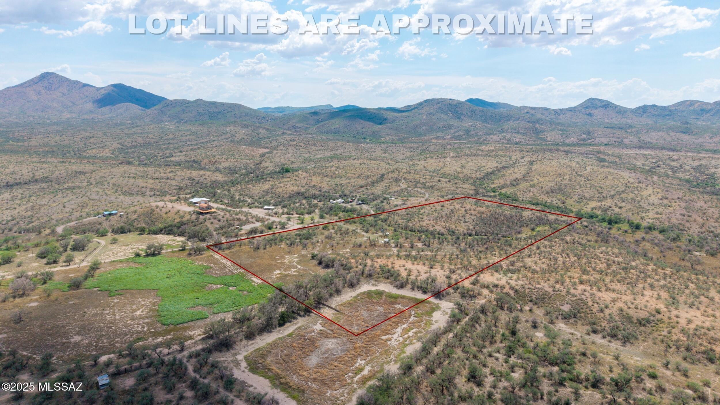 Discover wide open space and endless possibilities on this 20 acre parcel! Surrounded by views of Baboquevari and Las Guijas Mountains to the northwest and the San Luis Mountain foothills to the south, its the ideal spot for your dream homestead, ranch or retreat. This property if fully fenced, has 2 washes that run through it, and offers multiple potential build sites. No need to drill, there are 3 water lines with frost proof hydrants on site that come from a shared well. Come and enjoy quiet nights around the fire with a Milkway light show above you on this slice of heaven.