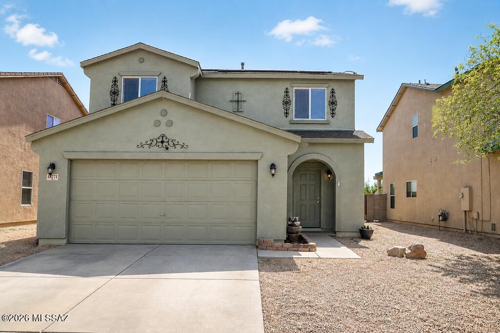 Beautifully spacious home in the heart of Sahuarita. This 4 bedroom home, features a loft, open floor plan and beautiful mountain views. Displaying new carpet and fresh paint this home is ready for you and your personal touches. All of this, plus an owned solar system to help off set those rising electric prices. Come see it today before it is gone!