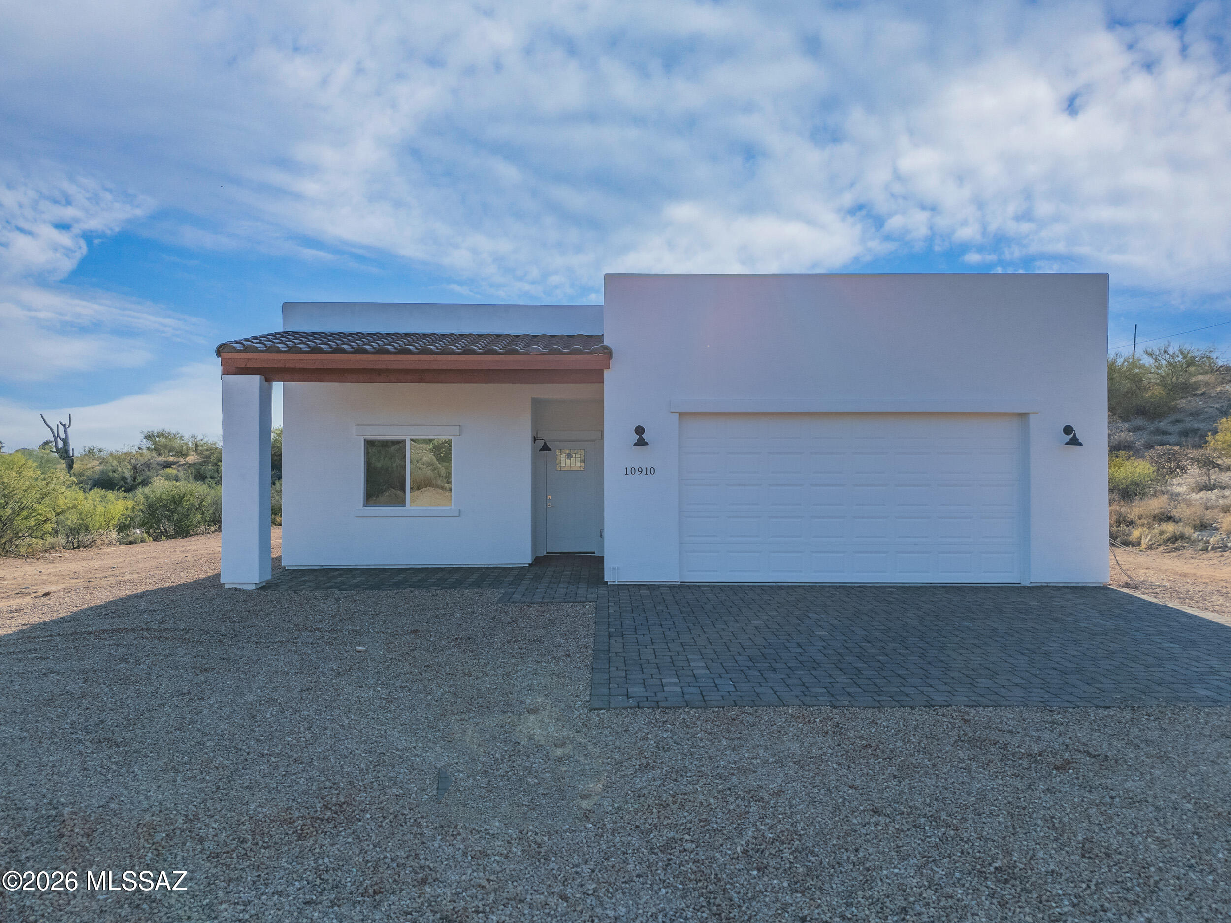 Beautiful New Construction Home. The Land is 3.59 Acres * * * * Modern Desert Living with Unmatched Views & Easy Access! this stunning new-construction home blends modern comfort with rugged desert beauty. 2108 Sq ft, 4bd and 2 bath. Kitchen includes Incredible counter space, cabinet space with large pantry. Each Room has large closets. Listing Agent is related to Seller.