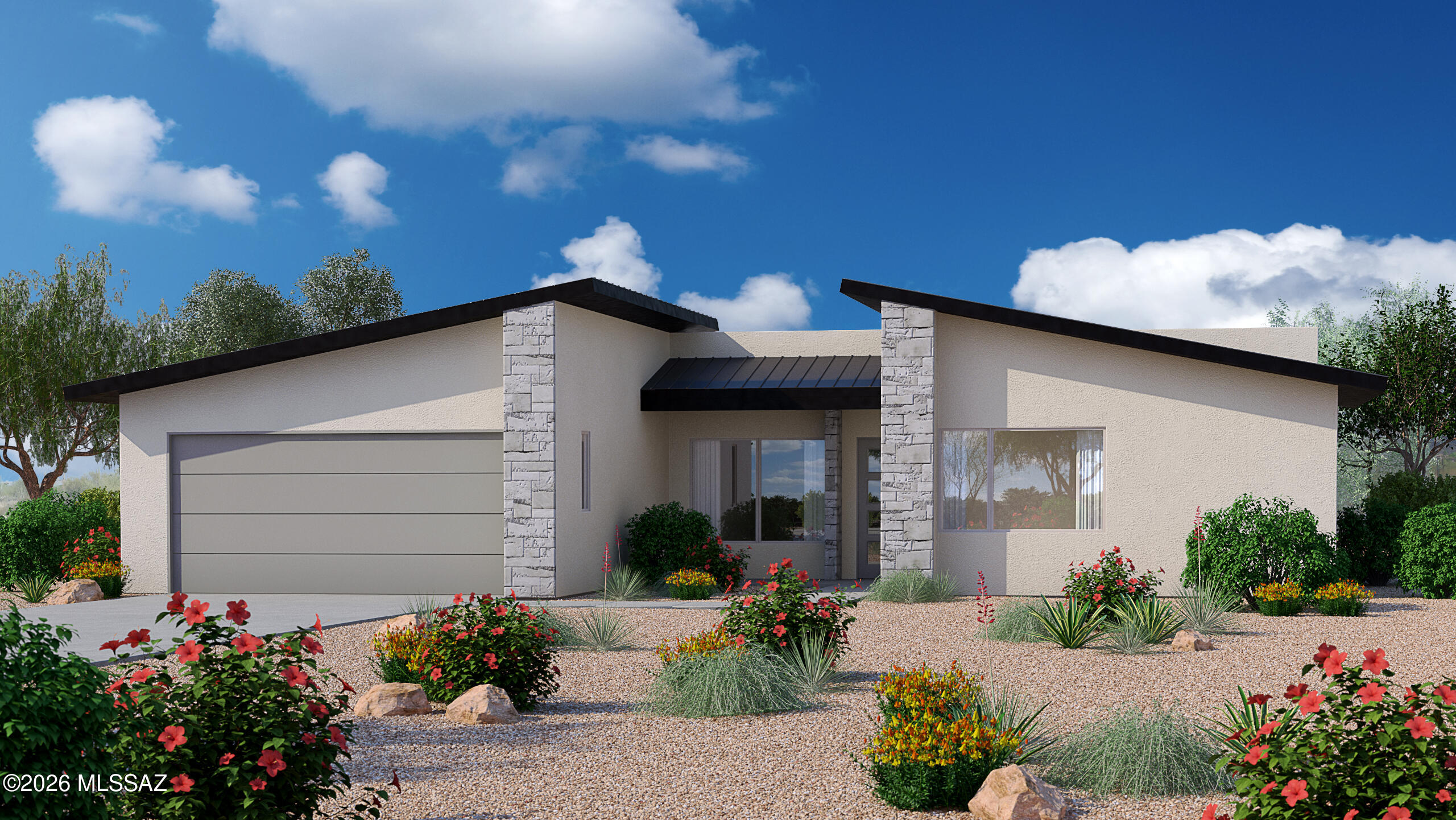 This home features the brand new Pima floor plan in the gated community of Boulder Canyon at Dove Mountain. Framed by dramatic backdrops of the Tortolita mountains, this hidden gem offers a rare blend of privacy, scenery, and lifestyle. Spacious living areas, generous natural light, and carefully curated details create a home that feels both elevated and effortless. Residents enjoy proximity to scenic hiking and biking trails, 27 holes at the Dove Mountain Golf Course, and amenities at the Gallery Golf Club. The membership initiation fee of $15,000.00 is covered by the Seller at closing. Renderings are conceptional and may not depict the exact final product. This home is currently under construction with an estimated completion of Summer 2026. Renderings are conceptional and may not depict the exact final product. This home is currently under construction with an estimated completion of Summer 2026.