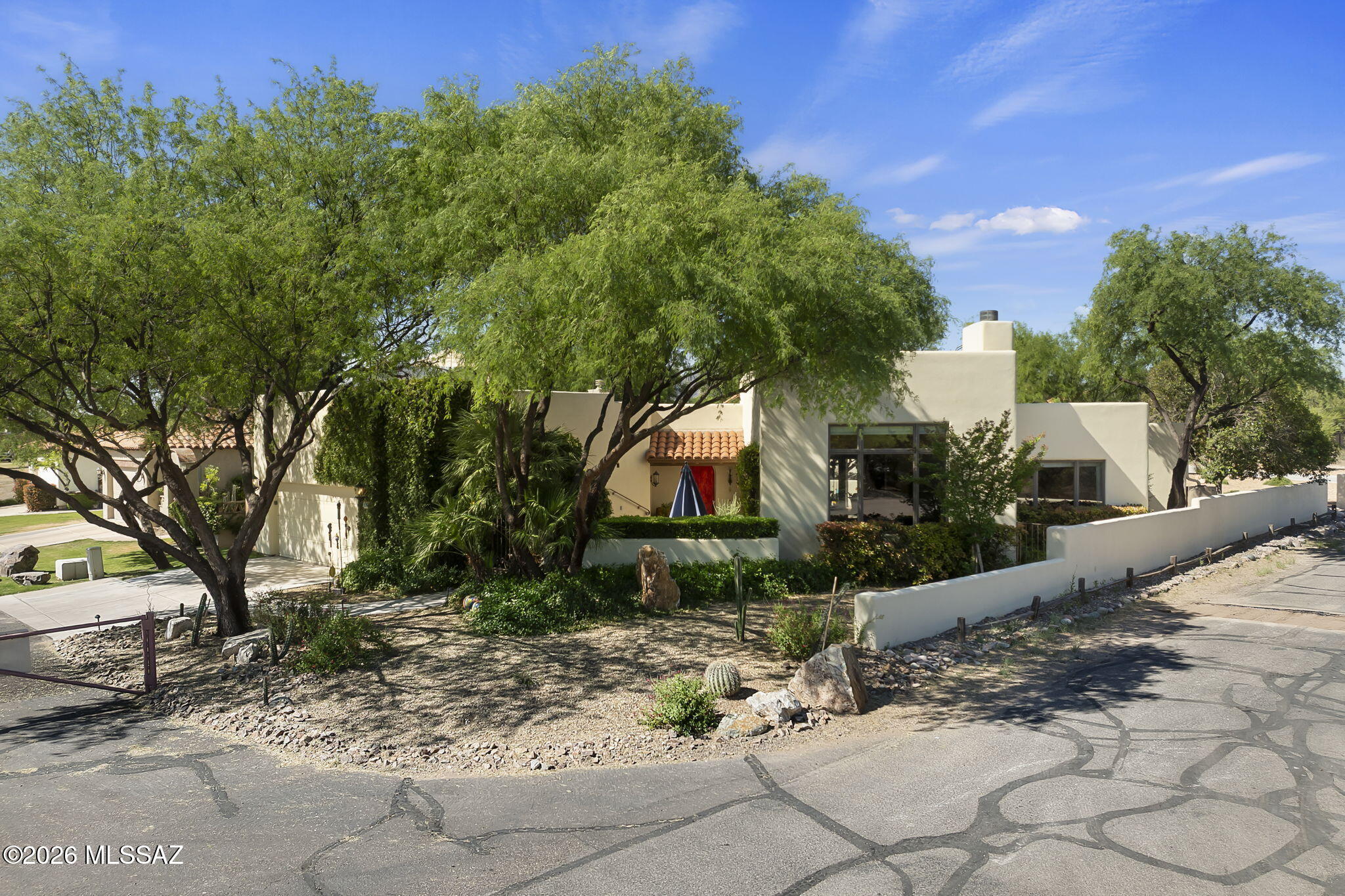 This immaculate 2,626 sq ft home is nestled on a desirable corner lot within the prestigious Tubac Golf Resort community, offering incredible mountain views that create a truly serene setting. Featuring 2 spacious bedrooms, 2.5 bathrooms, and a versatile den, the home easily blends comfort and elegance. A standout feature is the stunning sky deck--perfect for relaxing or entertaining while taking in the breathtaking surroundings. Thoughtfully designed and beautifully maintained, this residence delivers refined living in one of the area's most sought-after locations.
