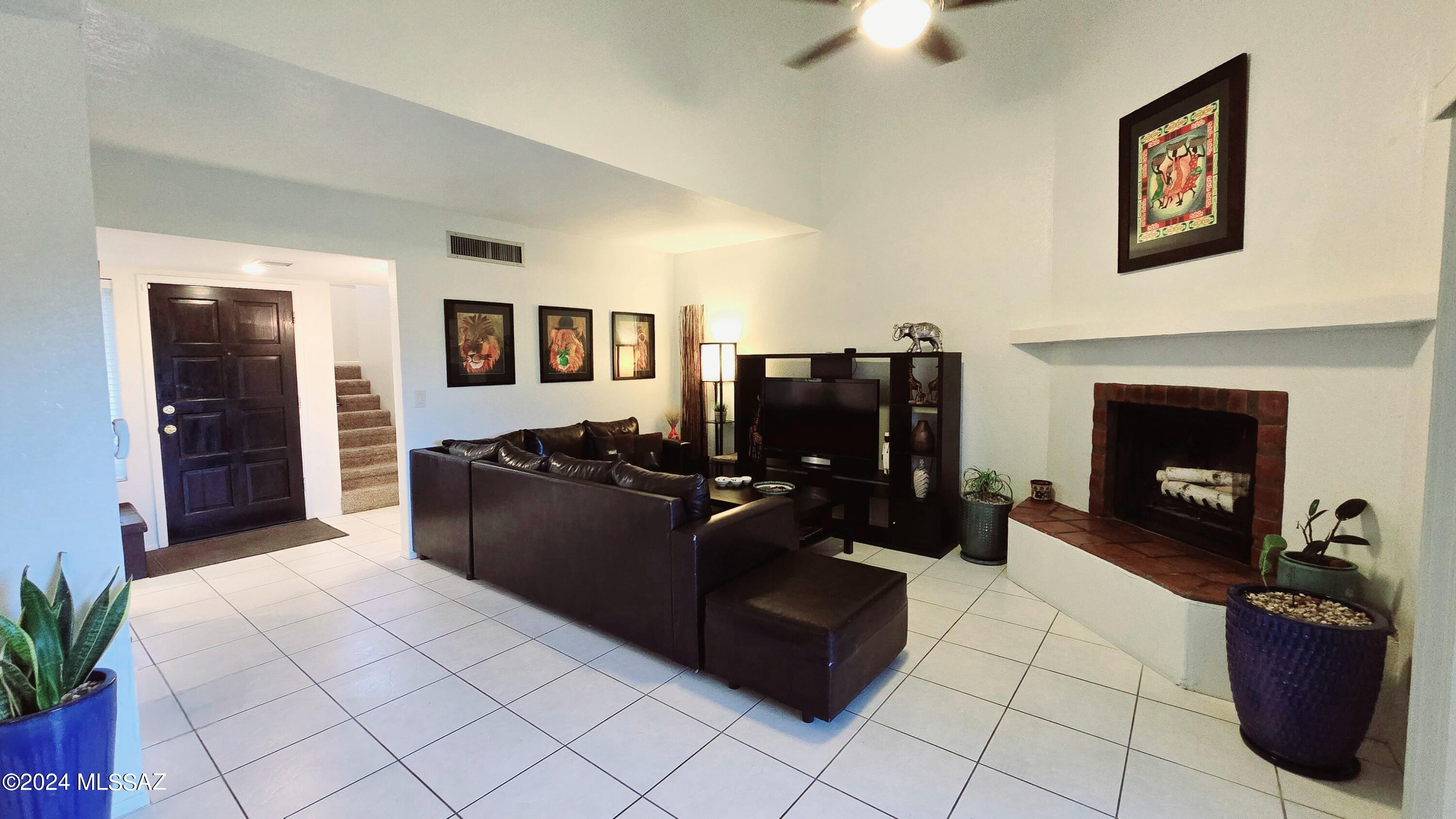 Available NOW onward. Fully Furnished & located in North-Central Tucson. Minutes from Banner UMC, UofA, shopping, dining, jogging/bike paths along the Rillito Wash, St. Philips Plaza, and so much more! This 3bed/2bath, 2-story Townhome boasts modern updates and furnishings throughout, cathedral ceilings, wood-burning fireplace, an office, washer/dryer, and a tranquil backyard w/mountain views! Updated Bathrooms w/marble countertops, walk-in primary shower, and dual flush toilets. Come see why you should call this your next home! The advertised rate is for the months of April-July. August onward, long-term lease 6+ months $2100. Sewer, trash, and water are included in rent. EMS Realty represents the landlord only for this listing