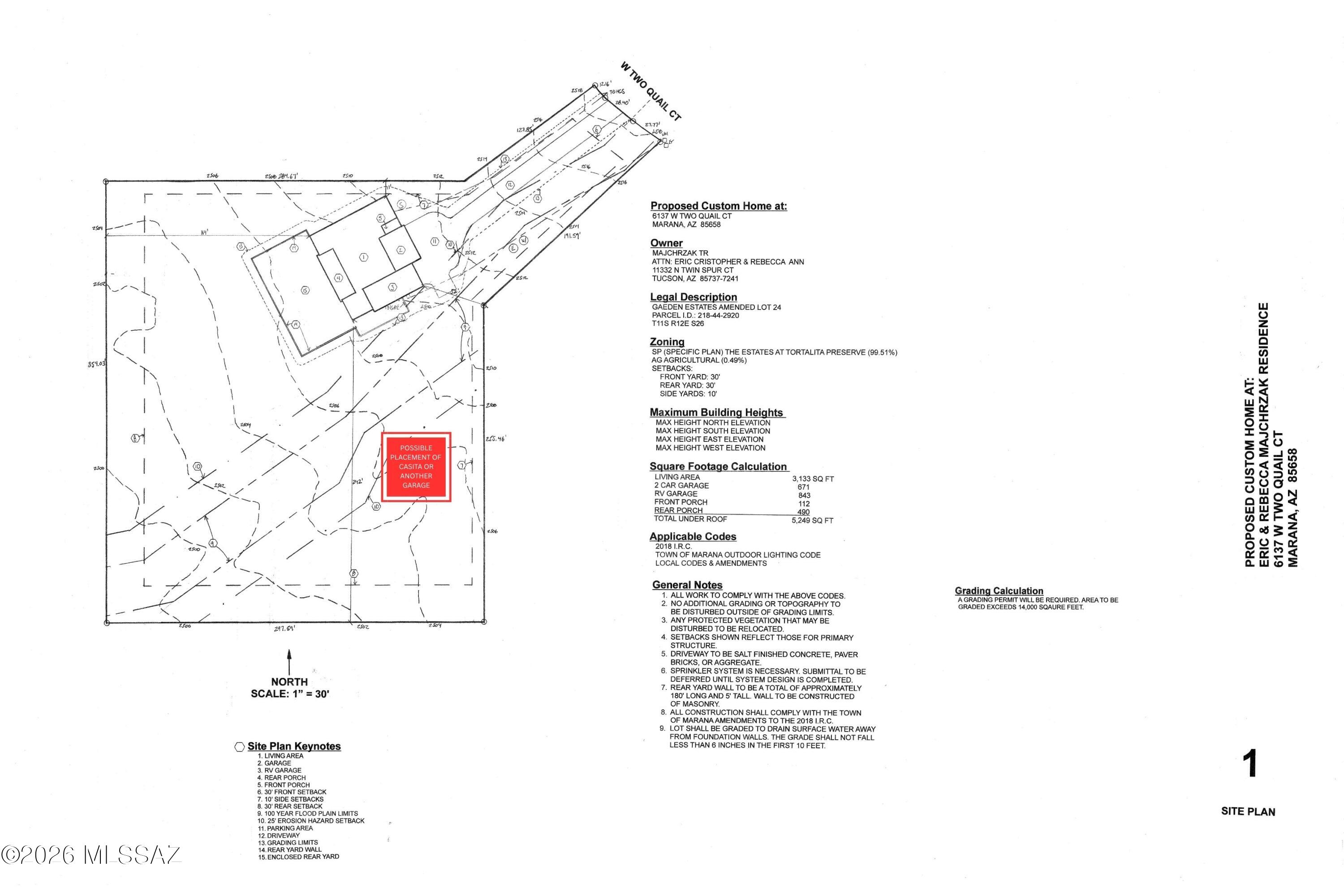 Garden Estates Amended (1-25) - Land