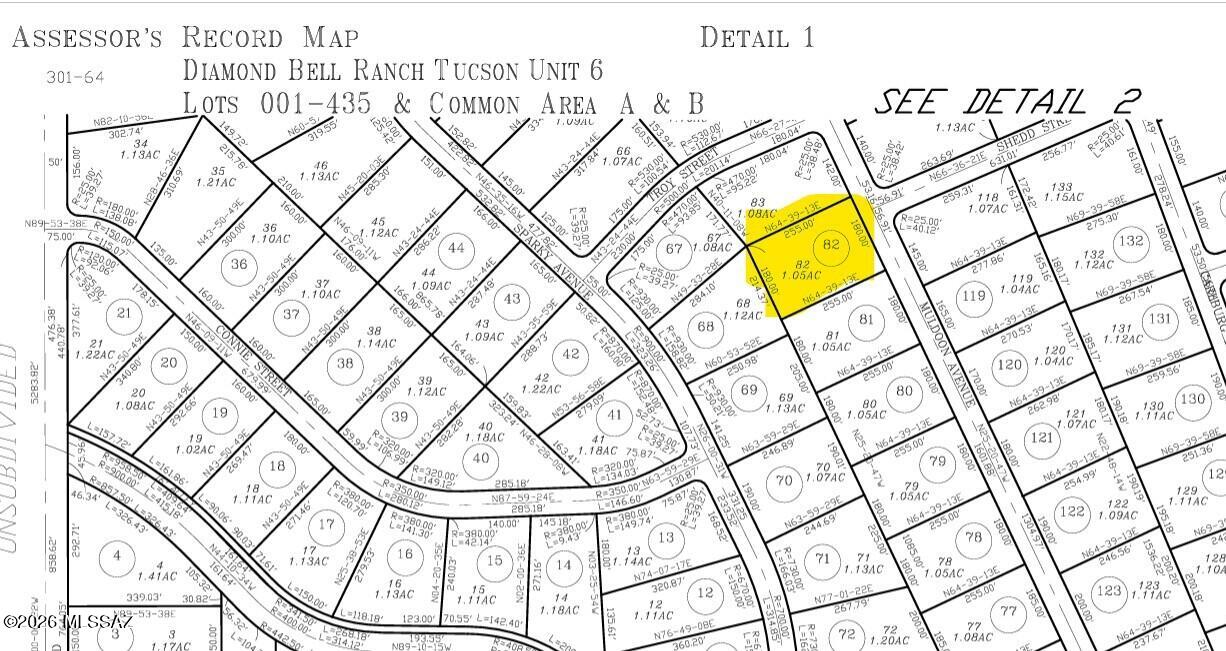 Diamond Bell Ranch - Tucson Unit 6 (1-435) - Land