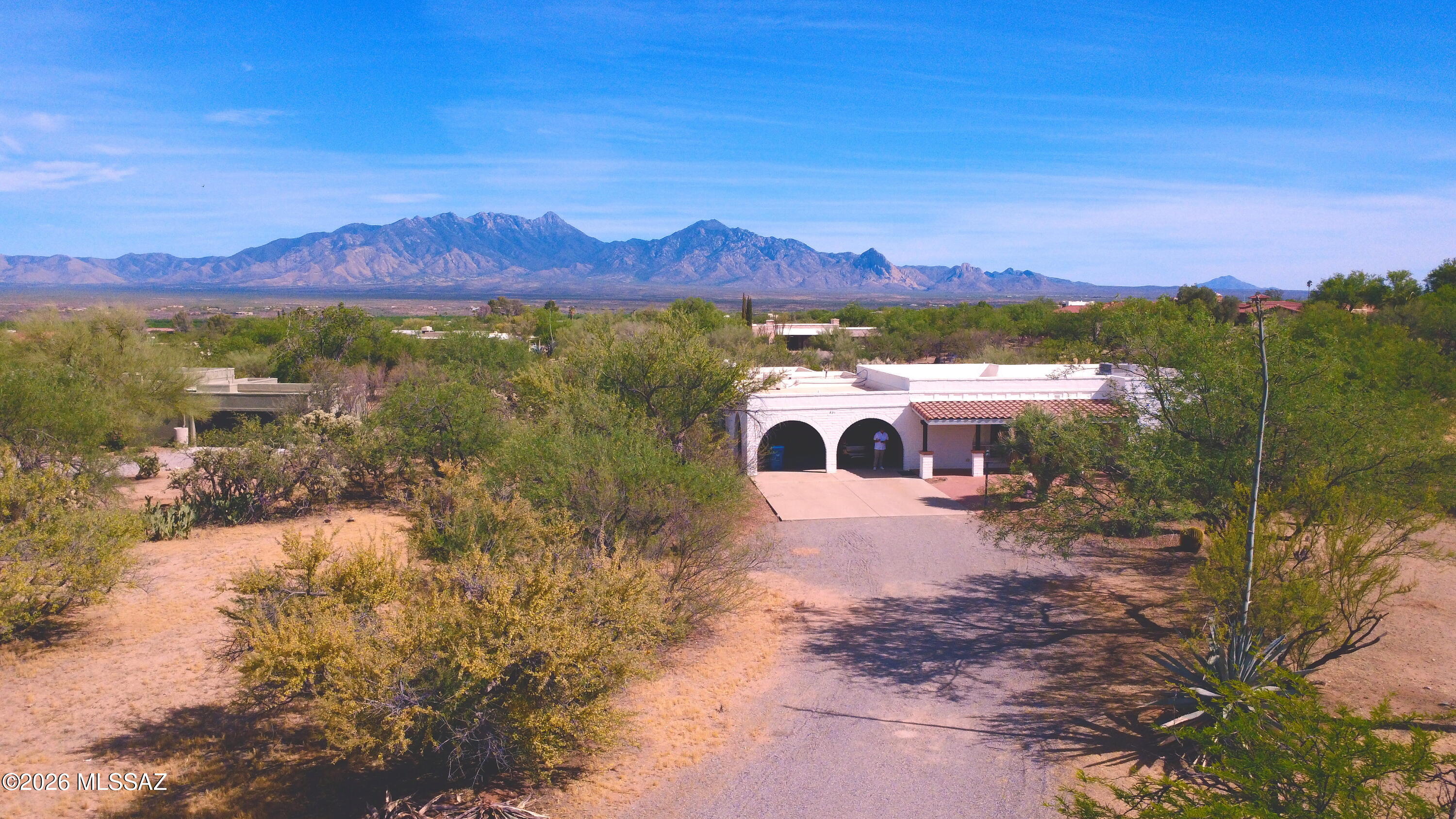 Investor Special -- AS-IS, priced to sell. 1,475 sf single-family on a rare 1.055-acre Green Valley parcel with mountain views. Bring your contractor and your vision -- great potential for a fix-and-flip, long-term hold, or full rebuild. Recently renovated 2,500+ sf home on the same street closed at $685K (Dec 2025) -- strong ARV story. Pool in place (currently empty), carport, mature desert landscaping, water and electric on site. Septic recently inspected and good. CR-2 zoning, single-family per CC&Rs. Estate sale, motivated seller, clean title. Cash and hard-money offers only -- no repairs will be made. Seller reviewing all offers Friday, May 1 by 5:00 PM MST -- please submit before then. Flexible showings.