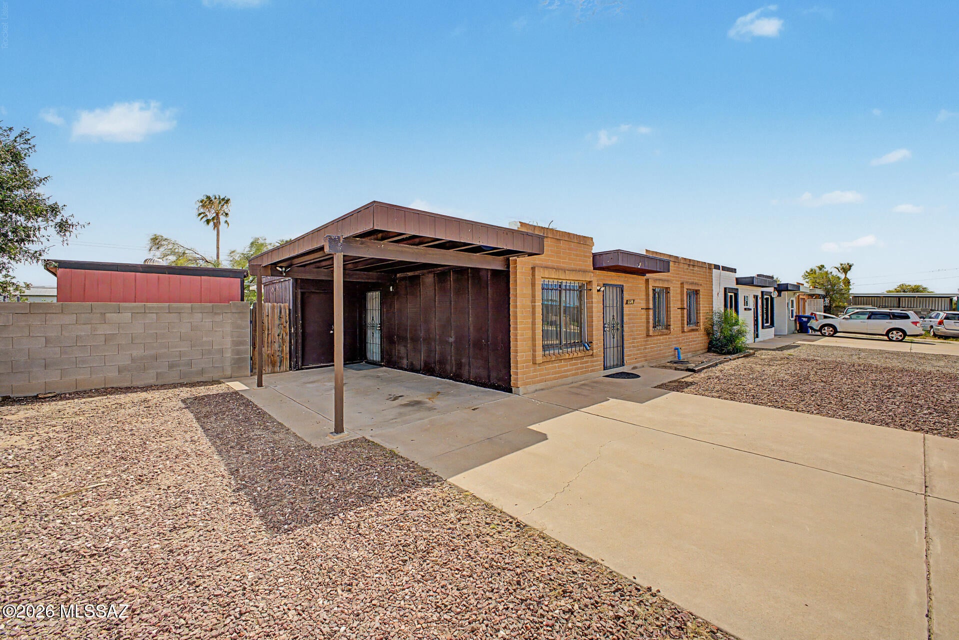 Welcome to this cheerful 3-bedroom, 1-bath townhouse in East Tucson, where comfort, convenience, and opportunity all come together. This home offers a bright, easy-to-enjoy layout with a functional kitchen, comfortable living space, and three flexible bedrooms perfect for sleeping, working, hobbies, or extra storage. Move right in and enjoy it as-is, or bring your ideas and give it a fresh new look over time. Out back, you'll find private outdoor space for soaking up the Arizona sunshine, plus a good-sized shed that's great for tools, storage, or weekend projects. Conveniently located near shopping, dining, schools, parks, everyday essentials, and Davis-Monthan Air Force Base, this townhouse makes daily life simple. With an attractive price and plenty of potential, it's a fun find for a first-time buyer, investor, or anyone looking for a Tucson home they can make their own. Come take a look and see the possibilities!