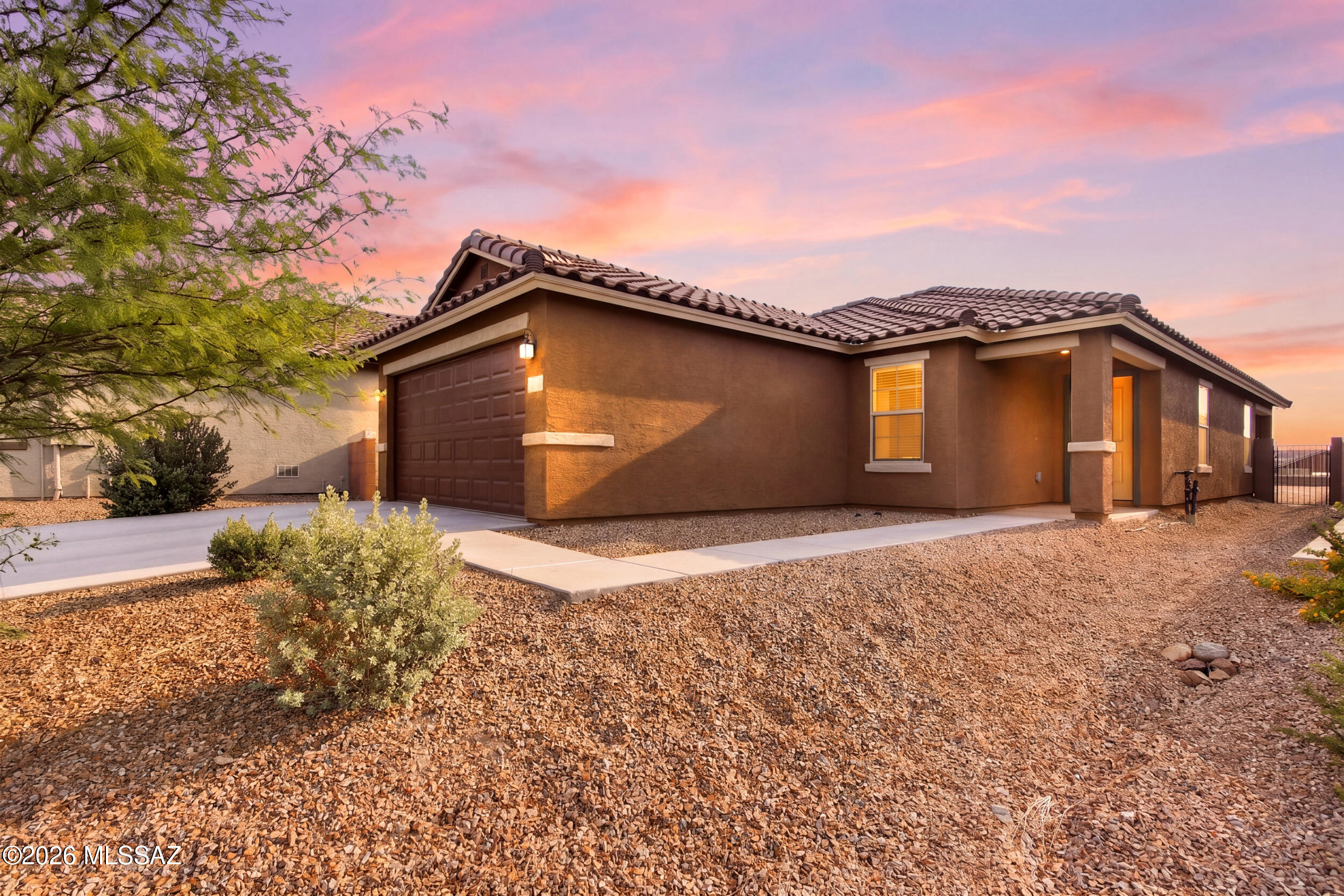 Welcome to Rocking K Ranch! This terrific 3 bedroom, 2 bathroom, 1,389 sq.ft. ranch is within walking distance to Diamond Community Park for easy access to playgrounds, basketball, and pickleball courts. This home features Stainless Steel Appliances, Quartz Countertops in the Kitchen. You'll be set within a gated community you'll find a rare opportunity to own one of the larger lots in the community with a spacious blank canvas and Mountain Views to enjoy! Come take a look and see what all there is to offer on such an amazing property with tremendous value today!