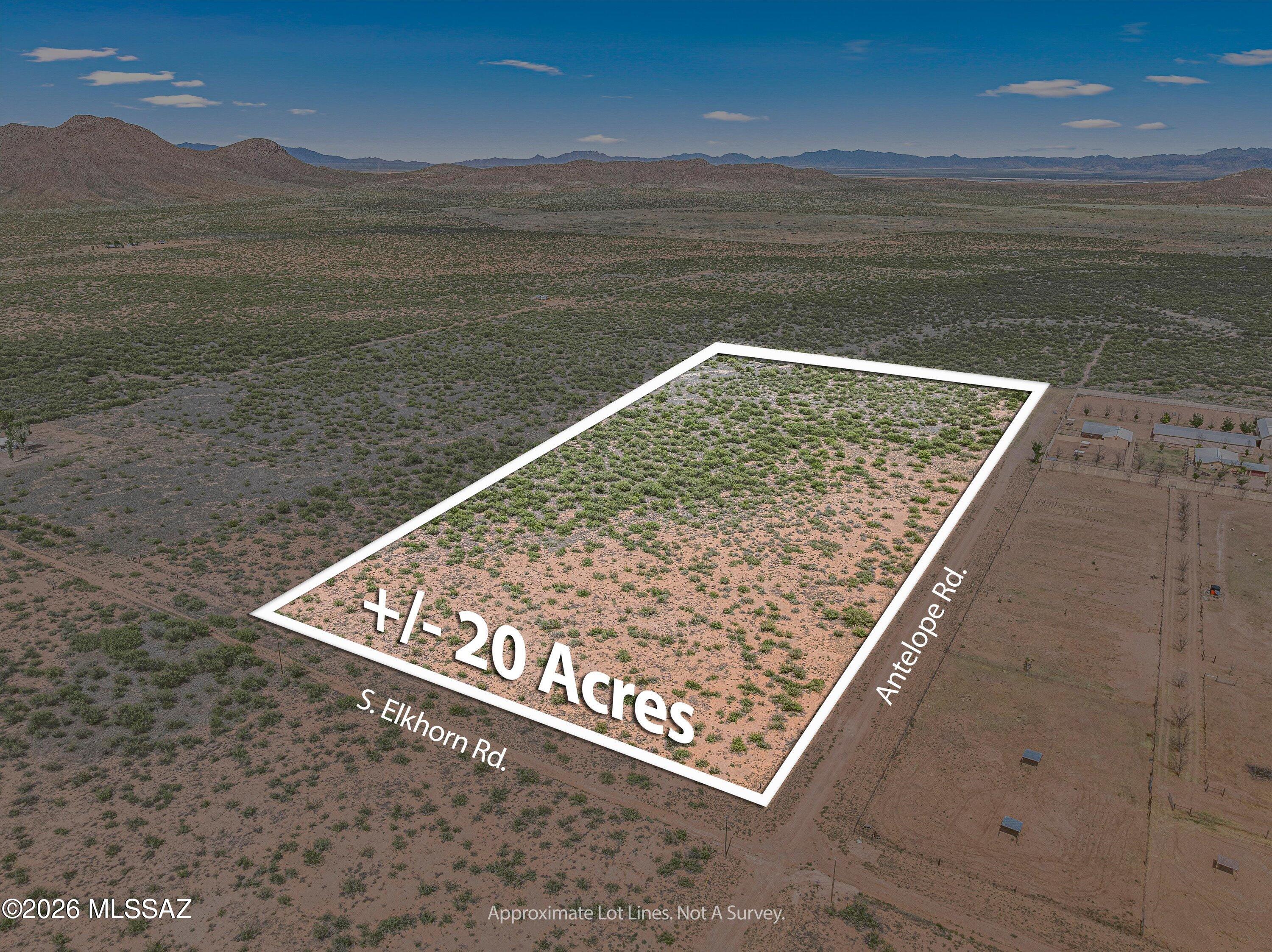 Discover an extraordinary opportunity to own 20 pristine acres in the heart of Arizona's breathtaking high desert, where sweeping panoramic views, unmatched privacy, and endless possibilities await. Perfectly positioned near the renowned Willcox Wine Trail and surrounded by the natural beauty of Southeastern Arizona, this exceptional parcel offers the ideal setting to create your dream ranch, private retreat, vineyard estate, horse property, or custom homestead. With electricity nearby and access to a shared well, much of the groundwork is already in place to bring your vision to life. Whether you're planning a site-built home, manufactured home, equestrian facility, livestock operation, or a peaceful country getaway, this versatile property offers flexibility and freedom to build on your terms. Wake each morning to spectacular sunrises stretching across the nearby Dragoon and Chiricahua Mountains, and spend your evenings immersed in Arizona's famous painted sunsets and star-filled dark skies. Surrounded by ranches and farms, this peaceful setting captures the essence of rural living while offering convenient access to some of the region's most sought-after outdoor recreation. Located just minutes from Chiricahua National Monument, the property offers immediate access to world-class hiking, horseback riding, wildlife viewing, and some of the finest bird watching in the country. Explore the dramatic landscapes of the Chiricahua and Dragoon mountain ranges, enjoy nearby vineyard tours and wine tastings along the Willcox Wine Trail, or simply embrace the serenity of wide-open spaces and fresh desert air. The fertile land and ideal climate offer exciting potential to establish your own boutique vineyard, lavender farm, horse ranch, livestock operation, or sustainable homestead. With ample room for barns, arenas, grazing pastures, workshops, and gardens, the possibilities are as expansive as the views. If you've been searching for a rare piece of Arizona land where privacy, natural beauty, agricultural potential, and outdoor adventure come together, this remarkable 20-acre parcel offers the chance to create a lifestyle rooted in freedom, tranquility, and possibility. Build your vision, embrace the land, and make your Arizona dream a reality.