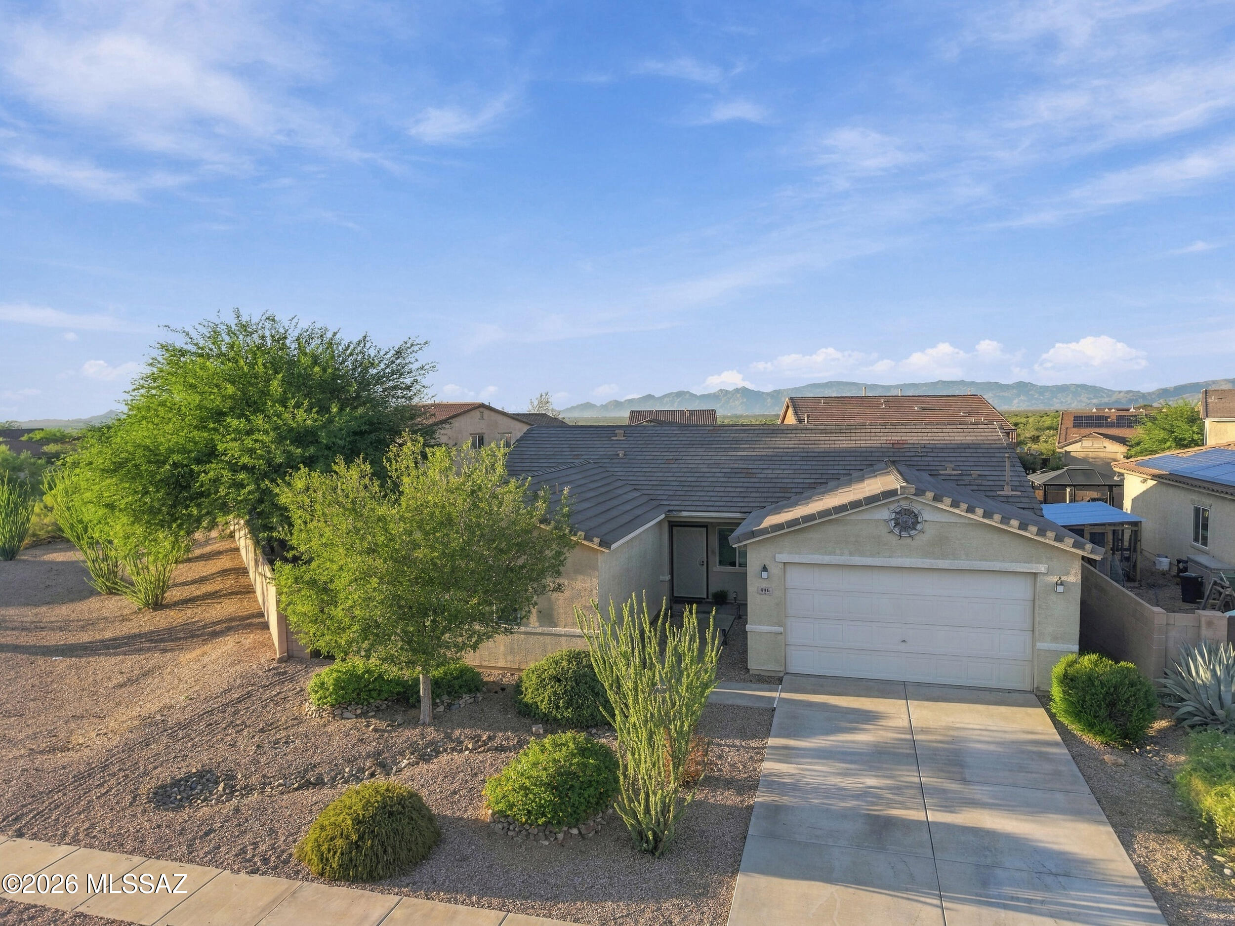 Welcome to this cozy 3 bedroom 2 bathroom gem located in the award winning Vail School District. The open floor plan and spacious backyard make this home versatile for your needs. Whether that's entertaining or curating the space for your hobbies, the possibilities are endless. With no neighbors located to the West, there's plenty of privacy to enjoy the desert weather in peace. Just minutes from I-10, Davis-Monthan, Raytheon, shopping, dining and more. Enjoy privacy, comfort, and desert living-schedule your showing today!