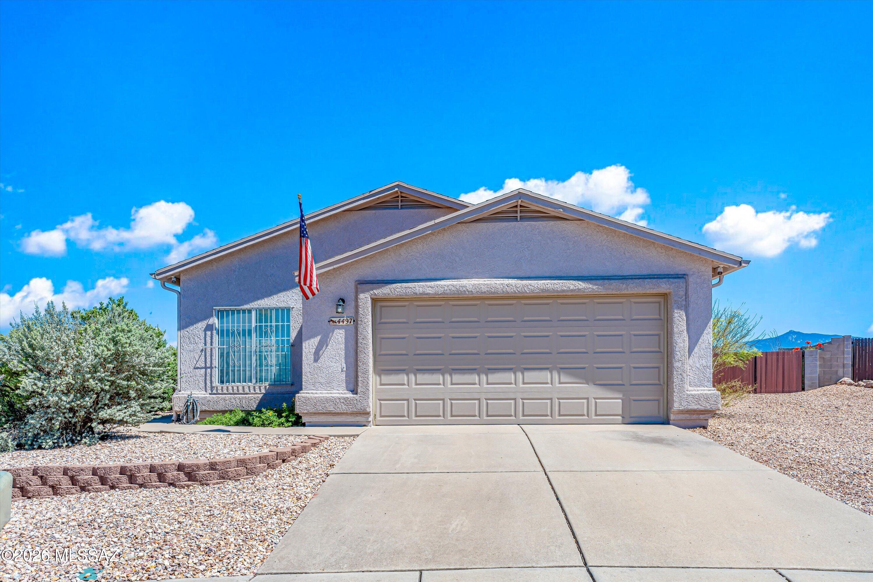 Welcome to your own backyard oasis on an extra large premium lot. Inside, the open floor plan features granite countertops, cathedral ceilings, and natural light flowing throughout. The den can be used as an office, den , playroom or even converted into a 4th bedroom. Step outside to a sparkling pool with sweeping views of the Catalina and Rincon Mountains and no rear neighbors to share it with. Love the outdoors? Fantasy Island Mountain Bike Park is just beyond the backyard wall. The neighborhood is quiet with sidewalks for easy strolls, and you're only minutes from Lincoln Park, the Pantano Wash trail, and Wagging Tails Dog Park.