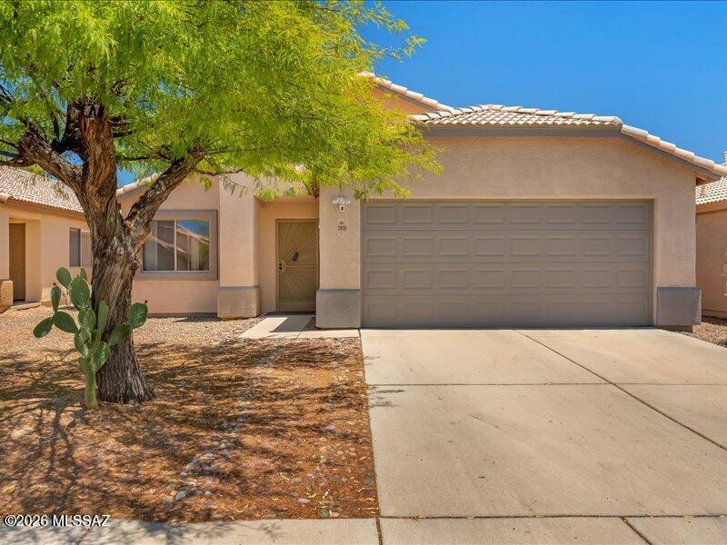 Move-In Ready in a Prime Northwest Location! This well-maintained 3-bedroom, 2-bath home offers the perfect combination of comfort, convenience, and functionality. The spacious floor plan features a large living area and an open-concept kitchen that flows seamlessly into the family room, making it ideal for everyday living and entertaining. The generously sized primary suite includes a huge walk-in closet, providing plenty of storage and a relaxing retreat. Step outside to a comfortable backyard with space to unwind, entertain, or create your own outdoor oasis. Conveniently located near the YMCA, Pima Community College, and remodeled Foothills Mall. Don't miss this fantastic opportunity to own a move-in ready home in coveted Northwest Tucson.