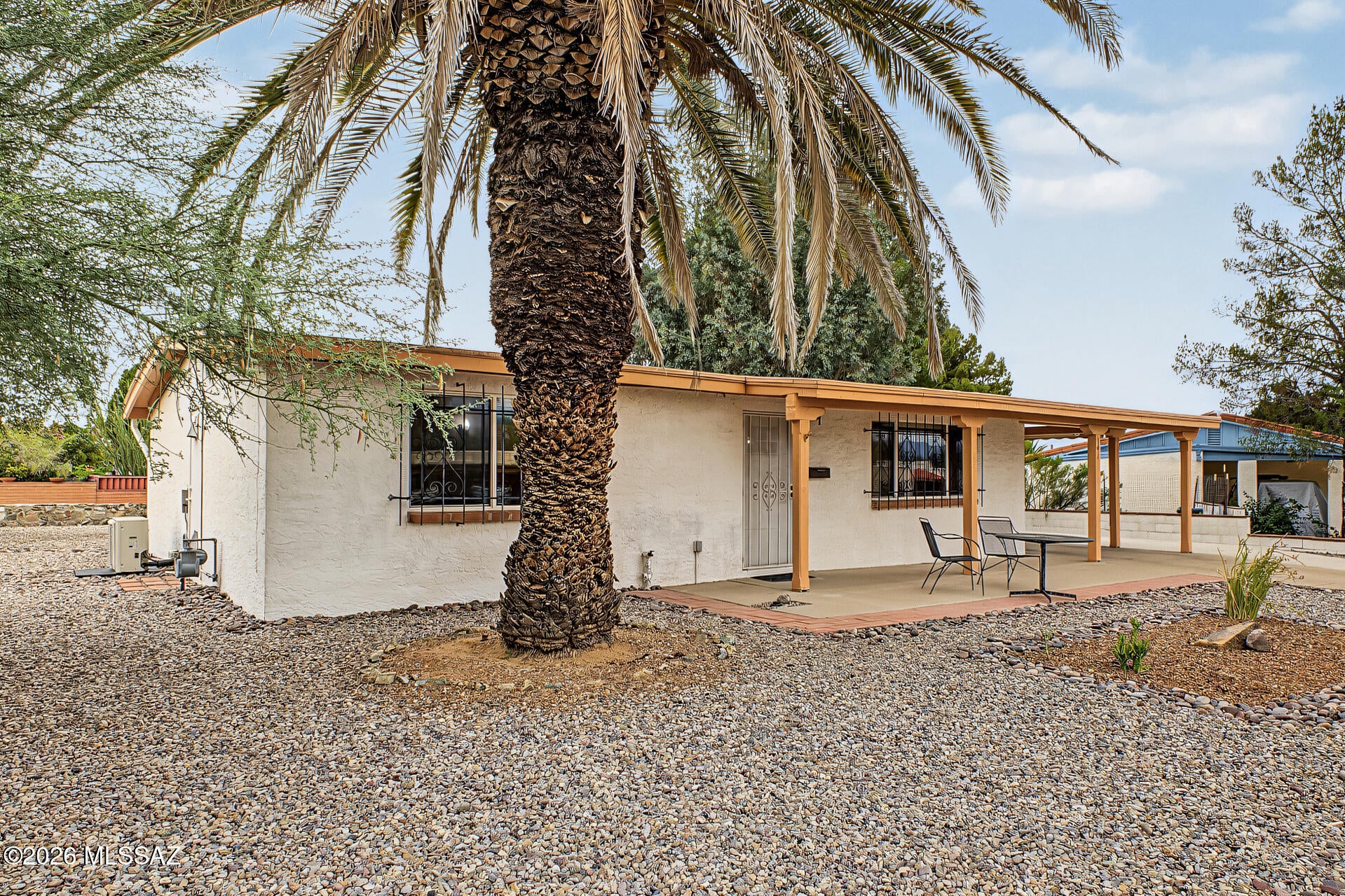 Easy, low-maintenance living in an age-restricted Green Valley community with a low HOA. Inside, a separate living room and dining area give you room to host without everything running together, and the inside laundry keeps daily chores convenient and out of the heat. The backyard is the standout: generous open space to relax, garden, or simply enjoy the quiet, anchored by an oversized shed that handles tools, hobbies, and the storage most homes this size never offer. The front yard adds curb appeal and keeps upkeep manageable. Minutes from golf, shopping, dining, and I-19, with Tucson an easy drive north. A comfortable, practical home in a community built for enjoying your time. Schedule your showing today.