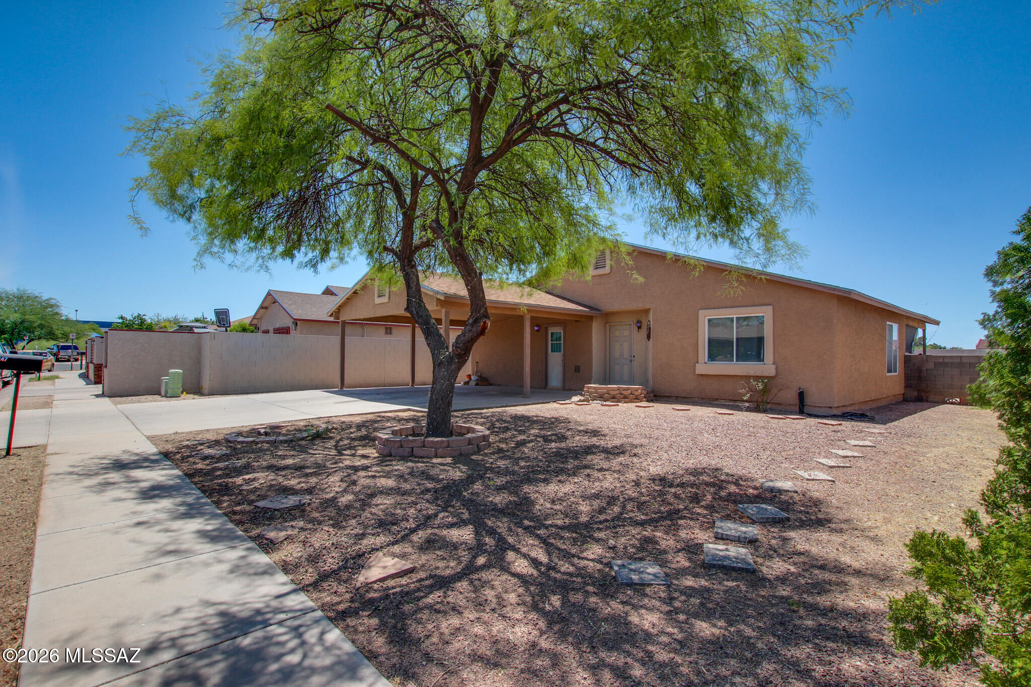 Motivated sellers! Schedule to view this 3-bedroom 2-bathroom home on a quiet cul-de-sac. With no immediate back neighbors plus NO HOA! Home has some freshly painted rooms and kitchen area making it ready for its new owners. You can appreciate NO CARPET anywhere except in the massive walk in closet and the custom tile throughout the home. The back yard is spacious and ready for hosting gatherings. Home is conveniently located near schools, dining, shopping and so much more!