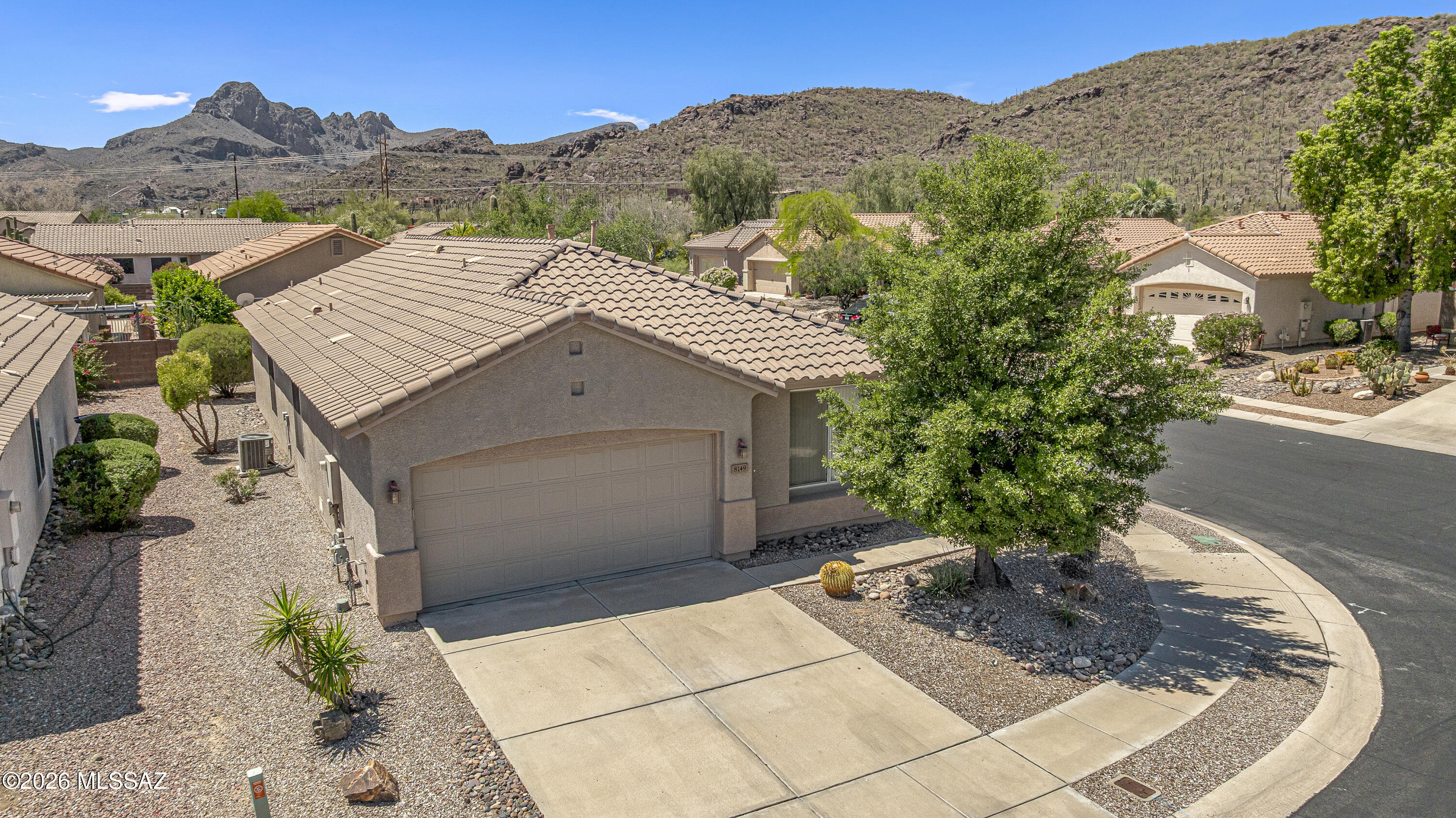 CHARMING 3-bedroom home located on a large corner lot in the beautiful Continental Ranch Sunflower 55+ Community. Perfect community for active adults, this home has a spacious primary bath en-suite that includes a soaking tub and separate step-in shower and walk-in closet. One guest room has a walk-in closet, and either guest bedroom would easily convert into an office or hobby room. The desirable corner lot offers mountain views and a large, covered patio with sun/privacy screens. With both a dining room and eat-in kitchen, there's plenty of room for entertaining indoors or out! This pet-friendly, active adult community has sidewalks for that daily walk, pickleball, tennis, bocce ball, game room, community center, and so much more to offer!