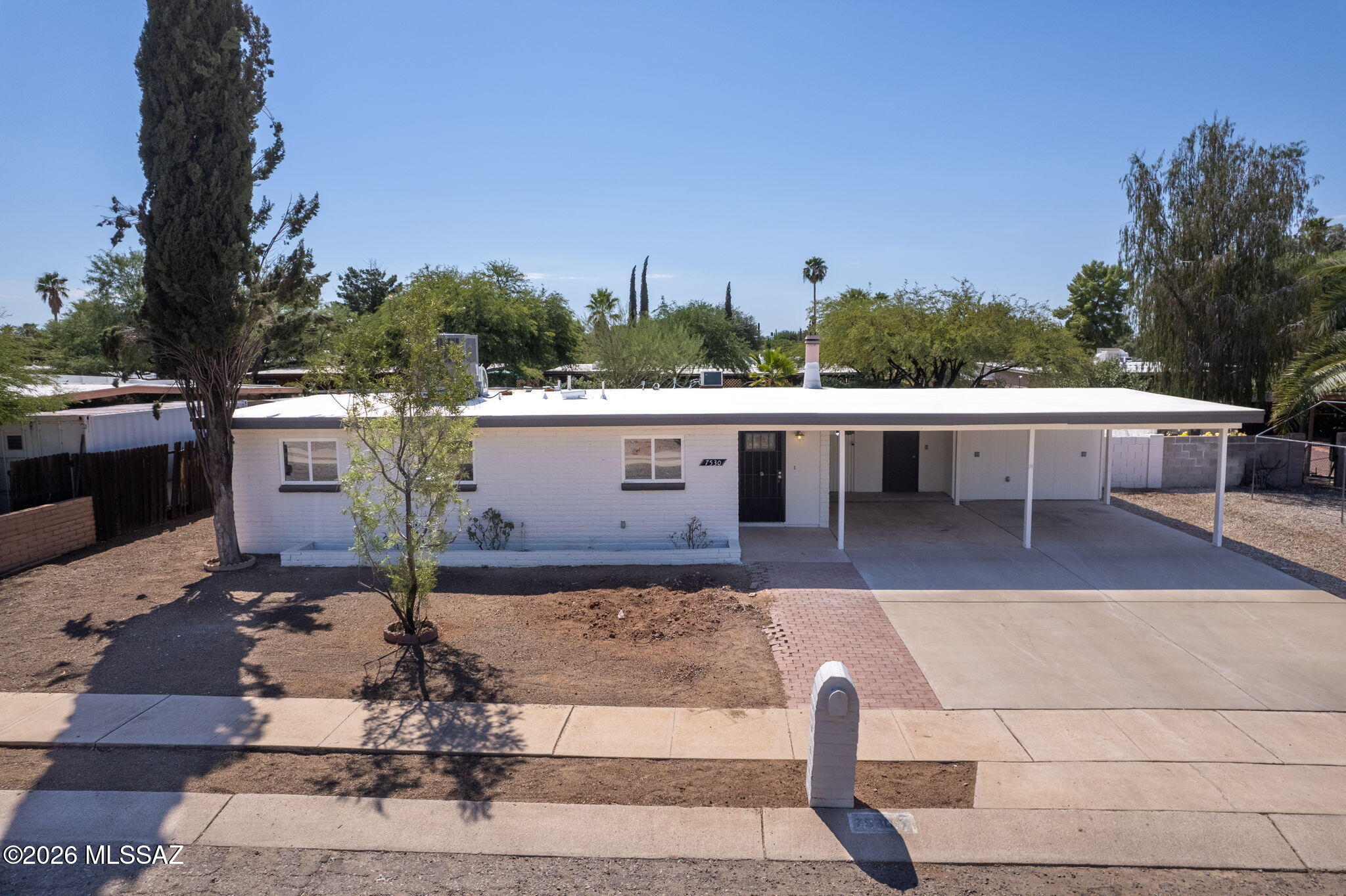 Completely remodeled and move-in ready with NO HOA! This beautifully updated home features a brand-new kitchen complete with refrigerator, gas range, microwave, dishwasher, pantry, and an expanded walk in closet in the primary bedroom.  Major upgrades include a new roof, new AC system, updated electrical, and new plumbing, offering peace of mind for years to come. Thoughtfully renovated throughout, this home blends modern finishes with everyday functionality. Conveniently located on Tucson's desirable east side, close to shopping, restaurants, parks, and more. This is one you won't want to miss!