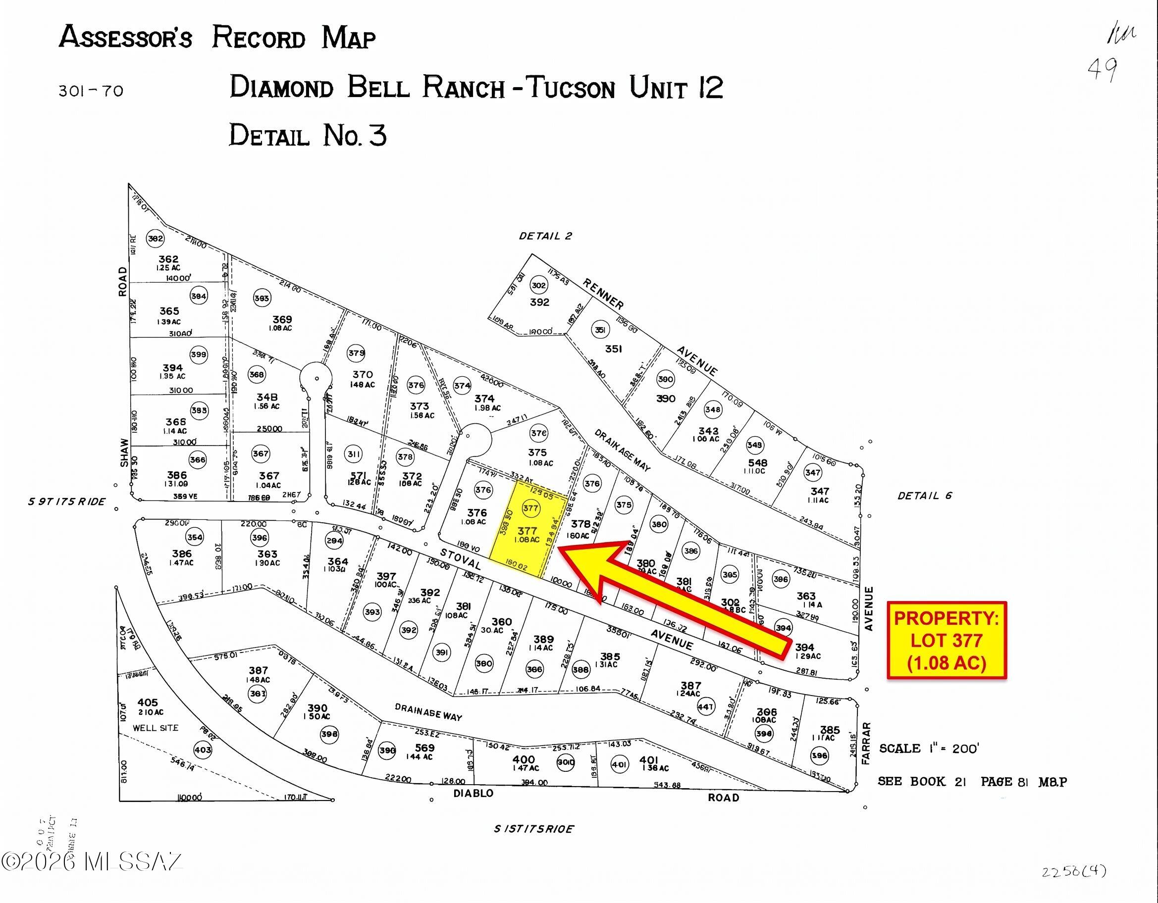 Diamond Bell Ranch - Tucson Unit 12 (1-402) - Land
