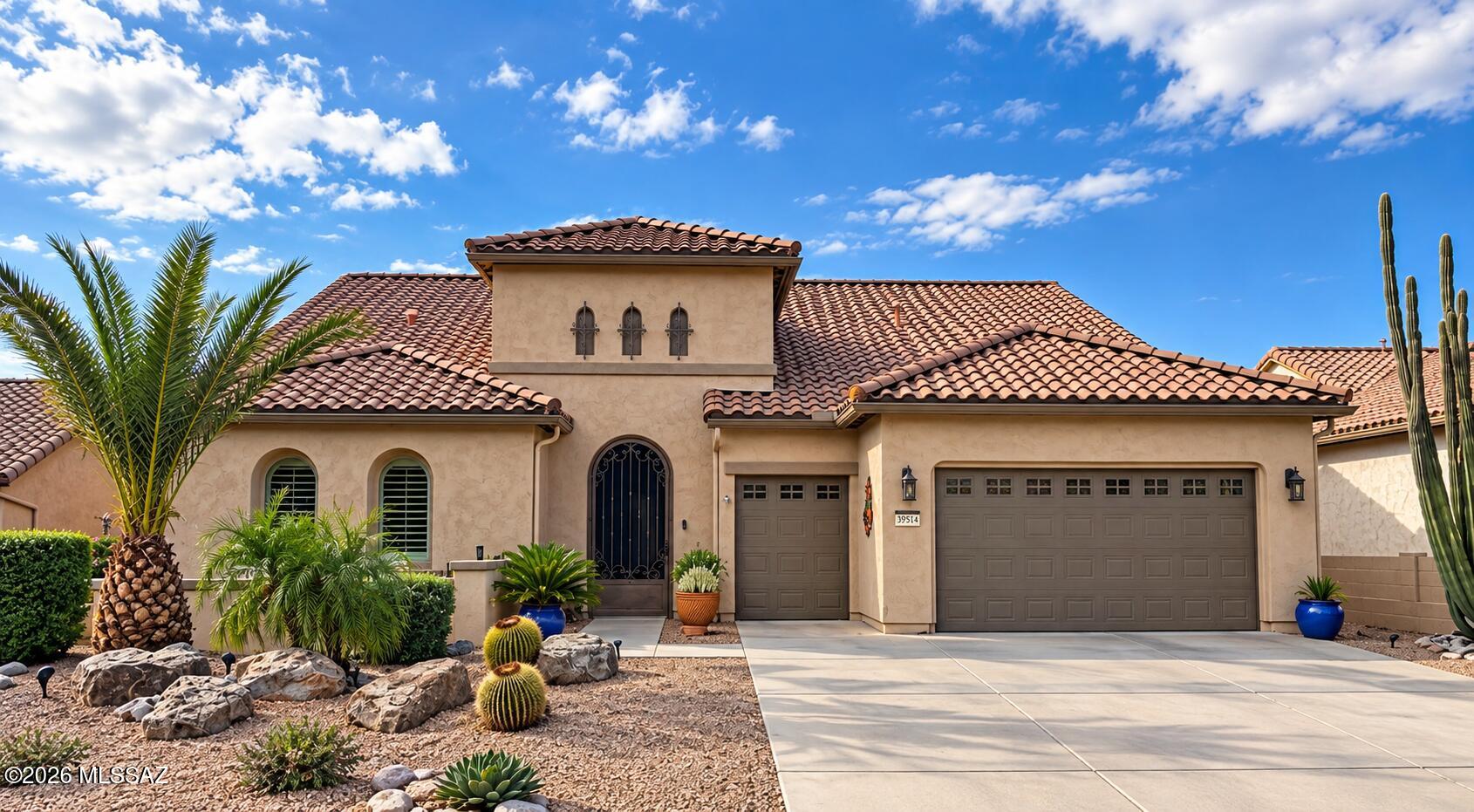 Updated 2010 Pima with Pool & Outdoor Resort Style Living! Open Concept Living! Great Room features stacked stone media wall, gas fireplace, dry bar & dining area with patio slider. Kitchen has quartz counters, stainless appliances, gas cooktop, backsplash, island, R/O system, cabinets with slide outs & walk in pantry. Owner's Suite with patio slider. EnSuite Bath has custom shower, tub, & walk in closet. Den/Office & Powder Room. Guest Bedroom with closet & EnSuite Bath. Laundry Room with W/D & cabinets. Extended 2.5 Car garage with sink, whole house W/S & cabinets. Covered Patio with gas fireplace & electric rolling shades. Pergola area has built in BBQ Station & fire pit with bar seating. Heated Freshwater Pool, lovely landscaping, AstroTurf & gated yard complete this Outdoor Oasis!