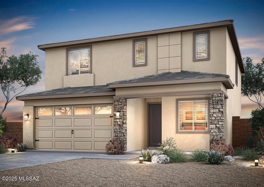 Welcome to the Somerton by LGI Homes at Star Valley, a stunning two-story home designed with family living in mind. This spacious layout features four bedrooms, three full bathrooms, and a large open-concept design perfect for both everyday living and entertaining. The kitchen, dining area, and family room flow seamlessly together, creating a welcoming space that's ideal for gatherings. Enjoy the flexibility of a first-floor guest bedroom and an upstairs loft perfect for movie nights, game days, or a playroom. With sliding glass doors that lead to your private backyard and a two-car garage, this home offers convenience and comfort at every turn.