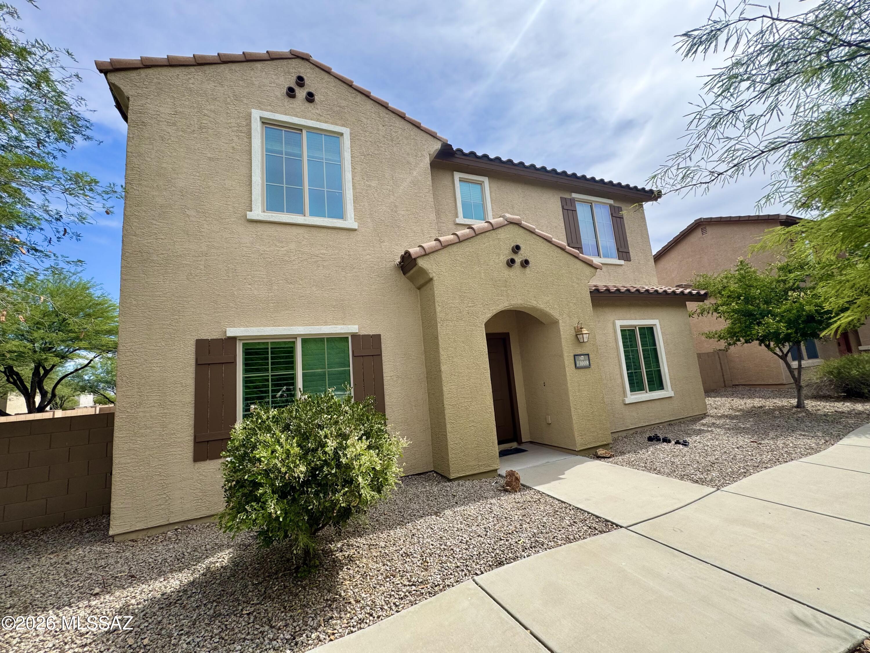 VAIL SCHOOLS & RESORT-STYLE AMENITIES! Beat the heat in this upgraded Sierra Morado home with OWNED SOLAR and COMMUNITY POOL. Nestled in Tucson's premier Southeast community, this spacious floor plan offers the ultimate blend of comfort & convenience. The main level features a modern kitchen perfect for entertaining, open concept flow for easy indoor-outdoor living & a convenient home office/den. Upstairs, find your private retreat with generous bedrooms, a spacious loft, and elevated views of the Rincon Mountains. Skip the summer sweat--this home is equipped with dual-zone A/C and is just a short walk from Sierra Morado's resort-style community pool, clubhouse, and pristine neighborhood parks. Located minutes from Raytheon, DMAFB, and the Houghton Tech Corridor, this is the home... ...you have been waiting for. Schedule your tour before it's gone!