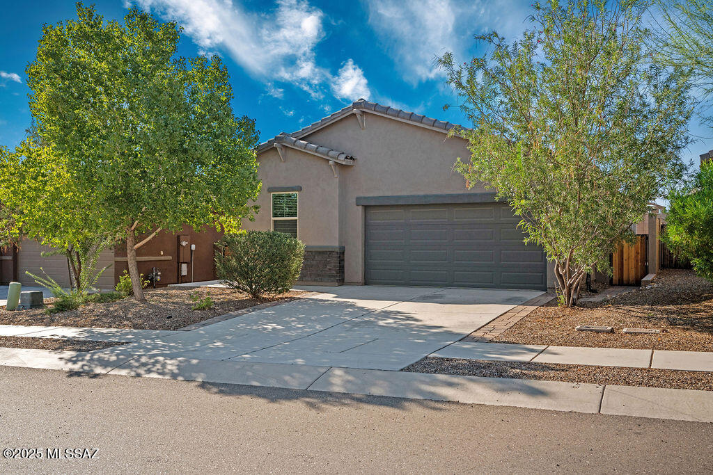 VA ASSUMABLE LOAN NEW PRICE that welcomes you to this well maintained 4-bedroom, 2-bath home that truly has it all! Perfectly located for convenience, this home is just a short distance to schools, hospital, amenities & your everyday necessities. Enjoy a vibrant lifestyle which includes a splash park, community pools, multiple parks and a volleyball & tennis court & more . Inside you'll find upgraded appliances and an updated HVAC system — plus smart-home features with WiFi-enabled HVAC, garage and front door for extra convenience and peace of mind. Step outside to a backyard with a charming gazebo, perfect for gatherings, barbecues or enjoying your morning meditation and solace. This home is truly move-in ready and a must-see for anyone looking for comfort, convenience and modern upgrad