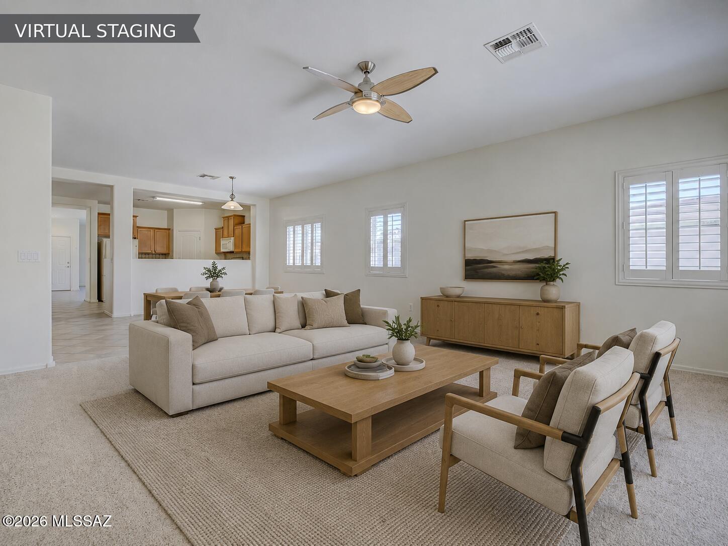 Enjoy year-round comfort with a brand-new AC system in your future home!

Rancho Resort is known for its amenities including a clubhouse, pool, fitness facilities, woodshop, outdoor amphitheater, and social events. 

This spacious 3-bedroom, 2-bath home features over 2000 square feet, two separate living areas, plenty of flexibility for entertaining, relaxing, hobbies, or hosting family and guests. The well-appointed kitchen opens to the family room, while additional living and dining spaces provide the extra room that can be hard to find in the community.

Outside, enjoy your own private backyard retreat complete with a covered patio, built-in BBQ, outdoor fireplace-perfect for entertaining or enjoying Southern Arizona even