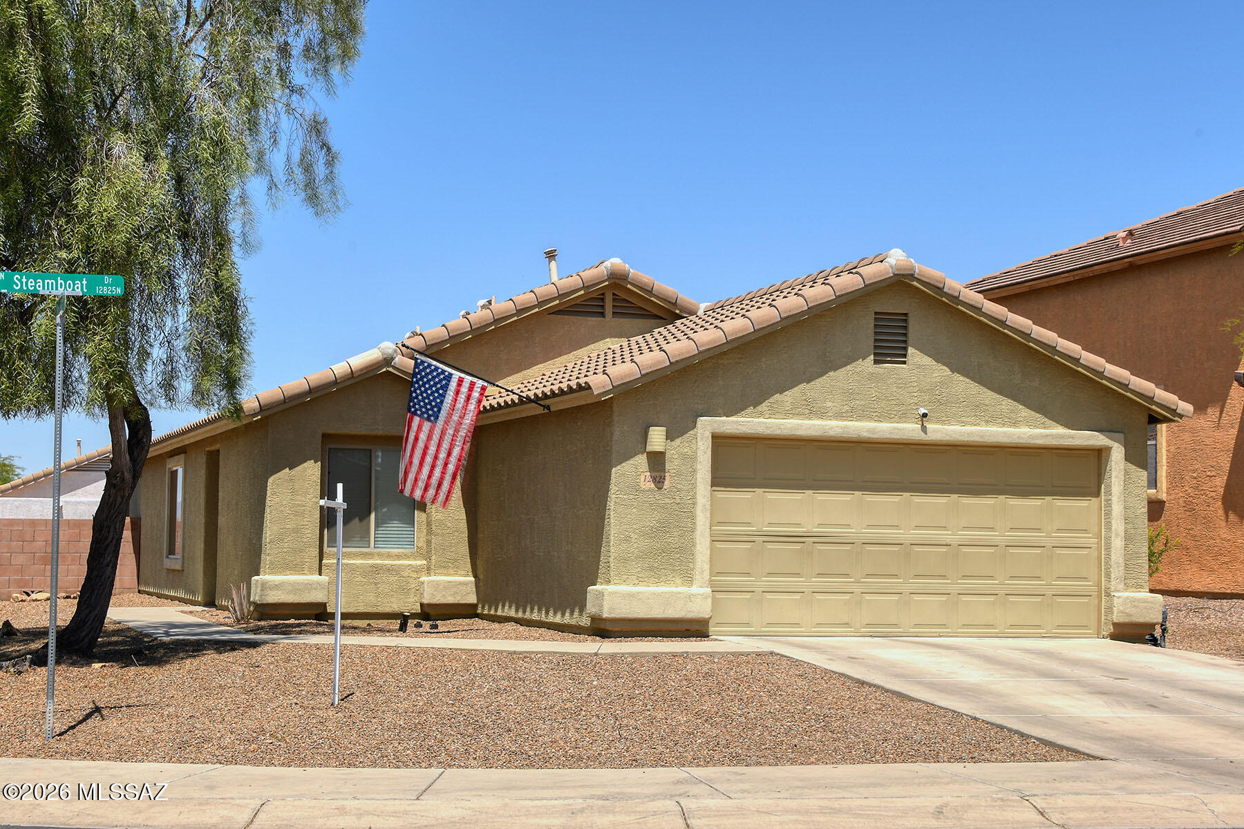 Beautiful corner lot home with 3 bedroom plus a den for extra living space or office! This house has only gotten better with upgrades to the large kitchen with bar seating, walk-in primary closet, laundry room, entertaining backyard with turf and plenty of space!