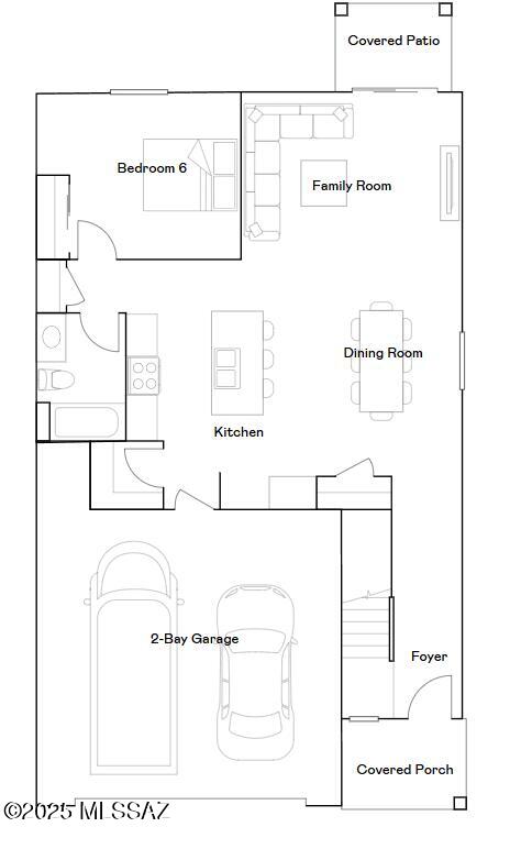 This new two-story home is ready for modern lifestyles. On the first floor, an inviting open-concept layout blends the kitchen, living and dining areas, with a secluded bedroom tucked into a private rear corner. On the second level, a versatile loft provides a convenient shared living area easily accessible from four additional bedrooms and a luxurious owner's suite, complete with a full bathroom and walk-in closet. Our homes come with the Rinnai Tankless Water Heaters, Smart Thermostats, Post-Tension Foundation, Radiant barrier roof decking, 2'' Faux Wood Blinds and more! As an added bonus, this home comes equipped with a washer and dryer!