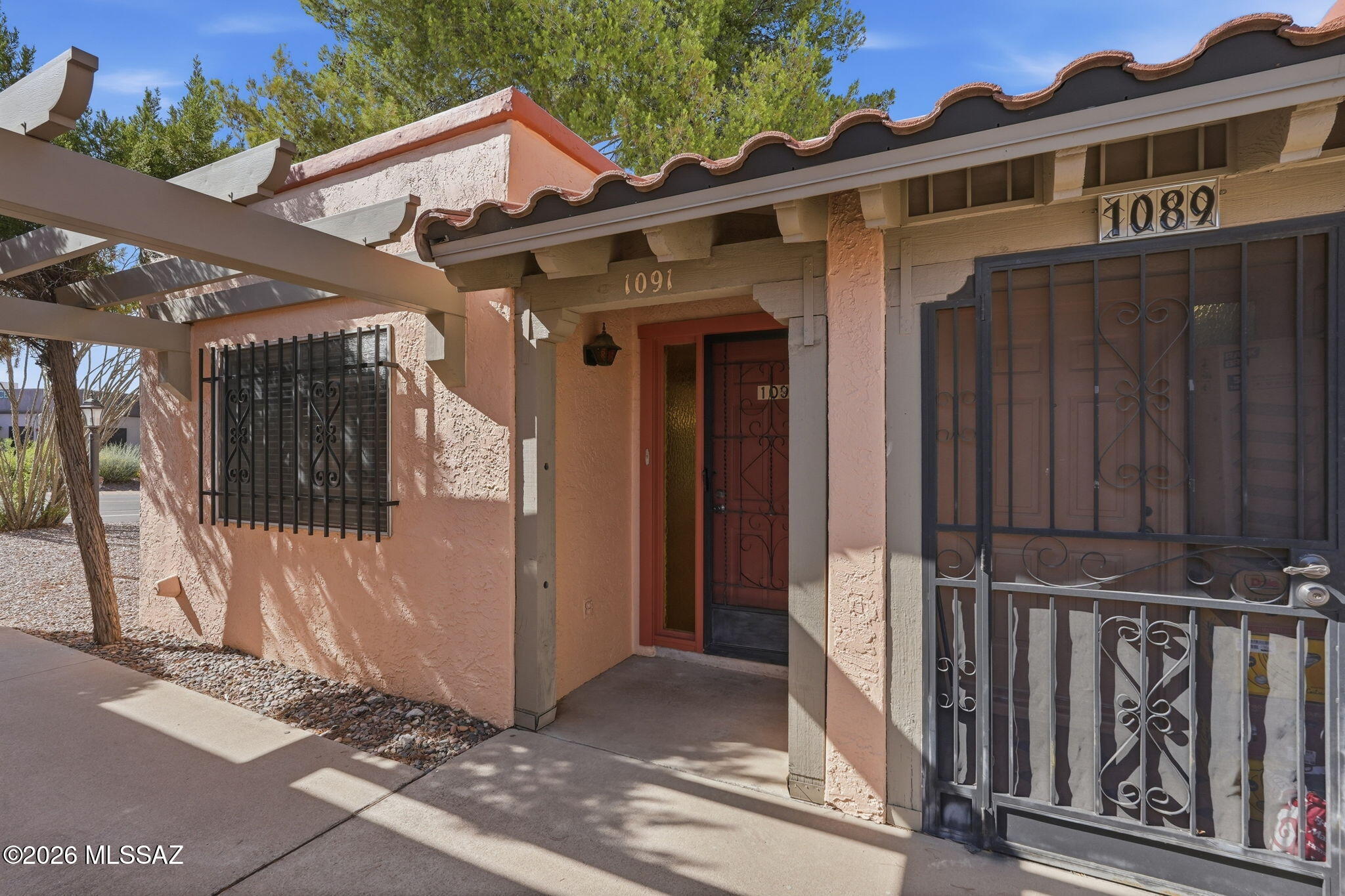 Enjoy Arizona living in the 55+ community of Green Valley Resort Homes! This home features an open concept floorplan; kitchen with all appliances, including a Bosch dishwasher, living room, bedroom with spacious closet and a laundry closet with an LG combo washer/dryer. HOA covers roof maintenance, exterior painting, garbage service, common area upkeep, and access to the residents-only pool and spa. Conveniently located near grocery shopping, hardware store, restaurants, and I-19 access.  Enjoy the GVR membership with access to 13 recreation centers featuring pools, fitness facilities, pickleball, sports courts, clubs, classes, and social activities. Ideal for year-round or seasonal living!