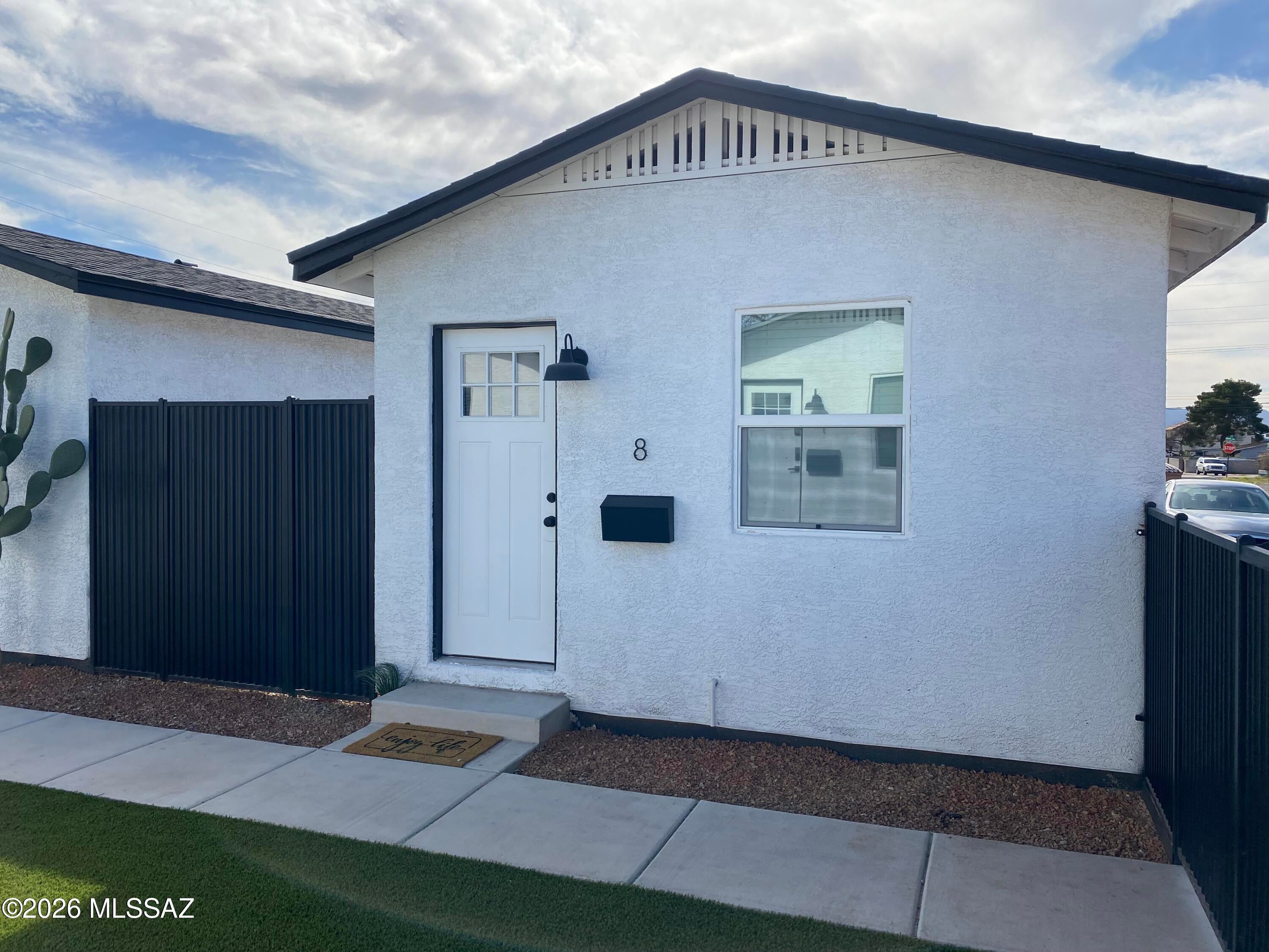 ** MOVE-IN SPECIAL: 50% off first full month rent with 1-yr. lease. **
Looking to live close to the UofA? Here's a great opportunity to secure a fully remodeled charming 1 bedroom, 1 bath casita (''little house'') just north of the U of A campus and minutes to downtown. Vinyl plank flooring throughout. The efficient kitchen has quartz countertop and includes a 2-burner induction stovetop, refrigerator, dishwasher, and microwave. Fenced private yard. Coin laundry on premises. 4 minute walk to UA NorthRec facility. This casita is a great choice for a student looking to live alone with enough room for living and studying...plus a bonus of free off-street parking!

Tenant pays electric and $40 a month for water, sewer, trash. (All electric unit.)
$150 non-refundable cleaning fee. Small pets allowed with $250 deposit and $25/month pet rent per pet.
Lease end is July 31, 2027.
One owner is a licensed real estate salesperson in the State of Arizona.