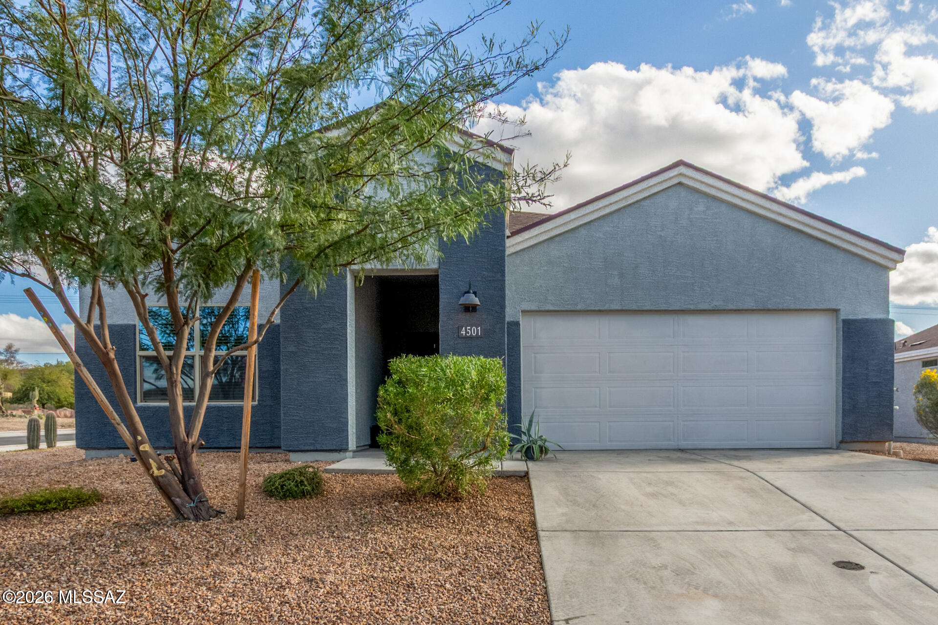 Perfectly situated on a desirable corner lot, this thoughtfully designed home offers the perfect blend of comfort, convenience, and scenic beauty! Step inside to discover a spacious living room that flows seamlessly into the dining area and kitchen, creating an ideal layout for both everyday living and entertaining. Enjoy bountiful natural light, wood-look tile flooring, ceiling fans, and a neutral palette that complements any décor. The spotless kitchen features a pantry, stainless steel appliances, cabinets with crown moulding, quartz countertops, a prep island with a breakfast bar, and recessed lighting that brightens every corner. The primary bedroom offers a private retreat with an enclosed glass shower and a walk-in closet. Step outside to the HUGE backyard, where a covered patio and stunning mountain views provide the perfect setting for relaxing or hosting gatherings. Energy-Savings Included! This home comes equipped with a solar system designed to lock in lower energy costs. Buyers will assume the existing solar lease, keeping monthly payments predictable while helping to avoid rising utility rates.
Don't miss this incredible opportunity!