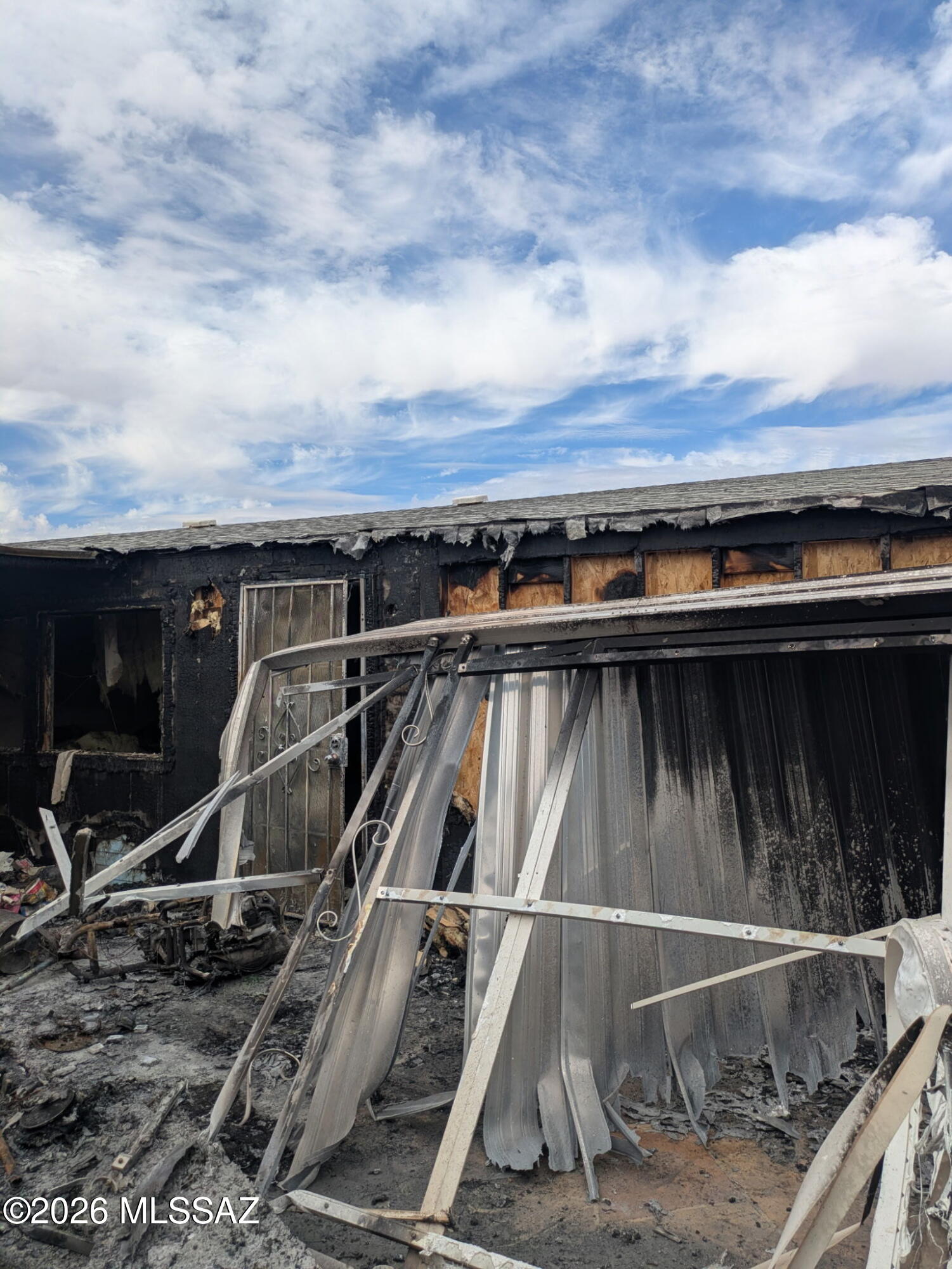 Corner Lot available in the highly sought out Copper Crest community. This is a vibrant 55+park with lots of activities and amenities. 
Home has significant fire damage. The home will need to be removed and a new mobile home put in its place. 
Please do not attempt to enter home. It is unsafe.
